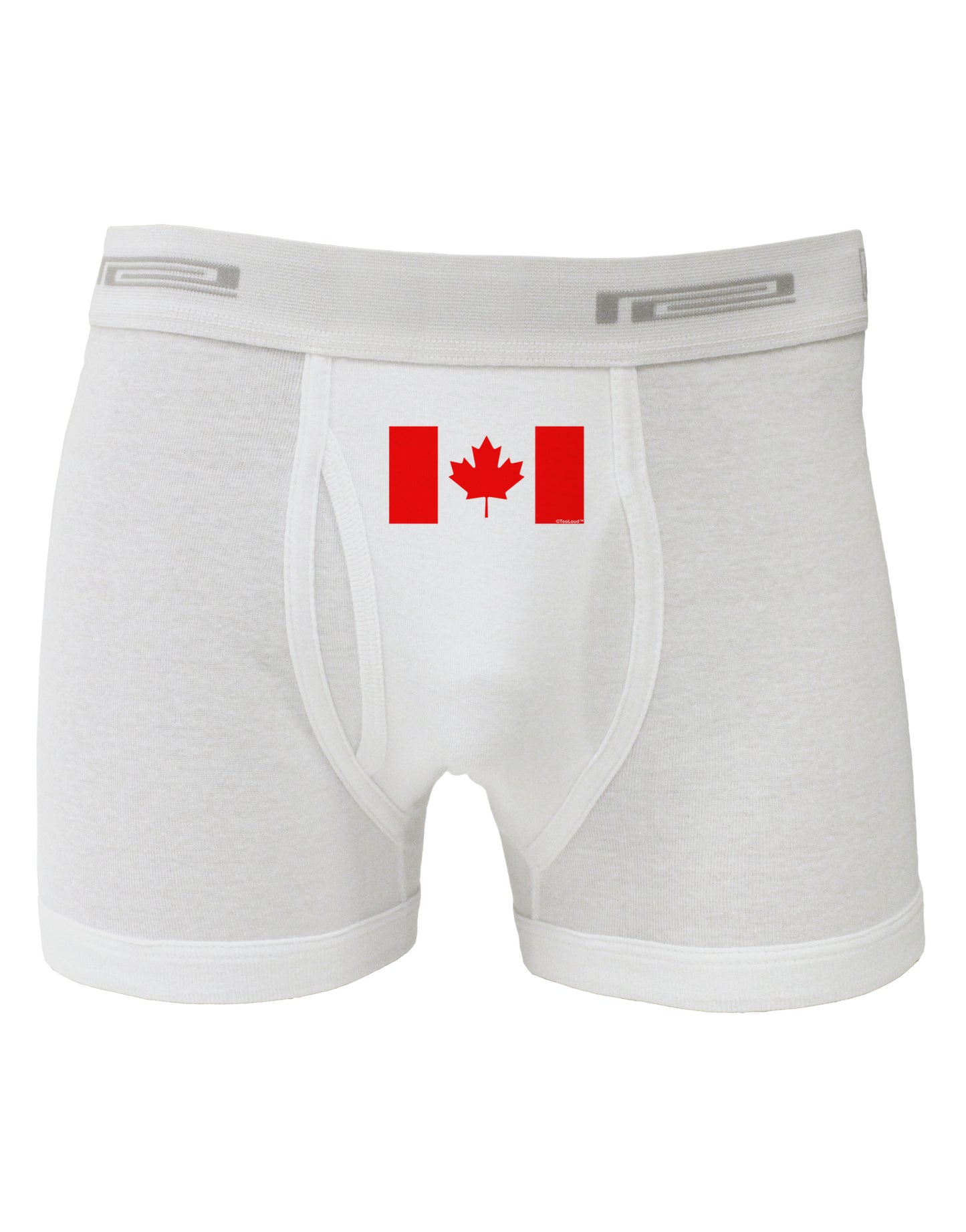 Canadian Flag Maple Leaf Colors Boxer Briefs-Boxer Briefs-TooLoud-White-Small-Davson Sales