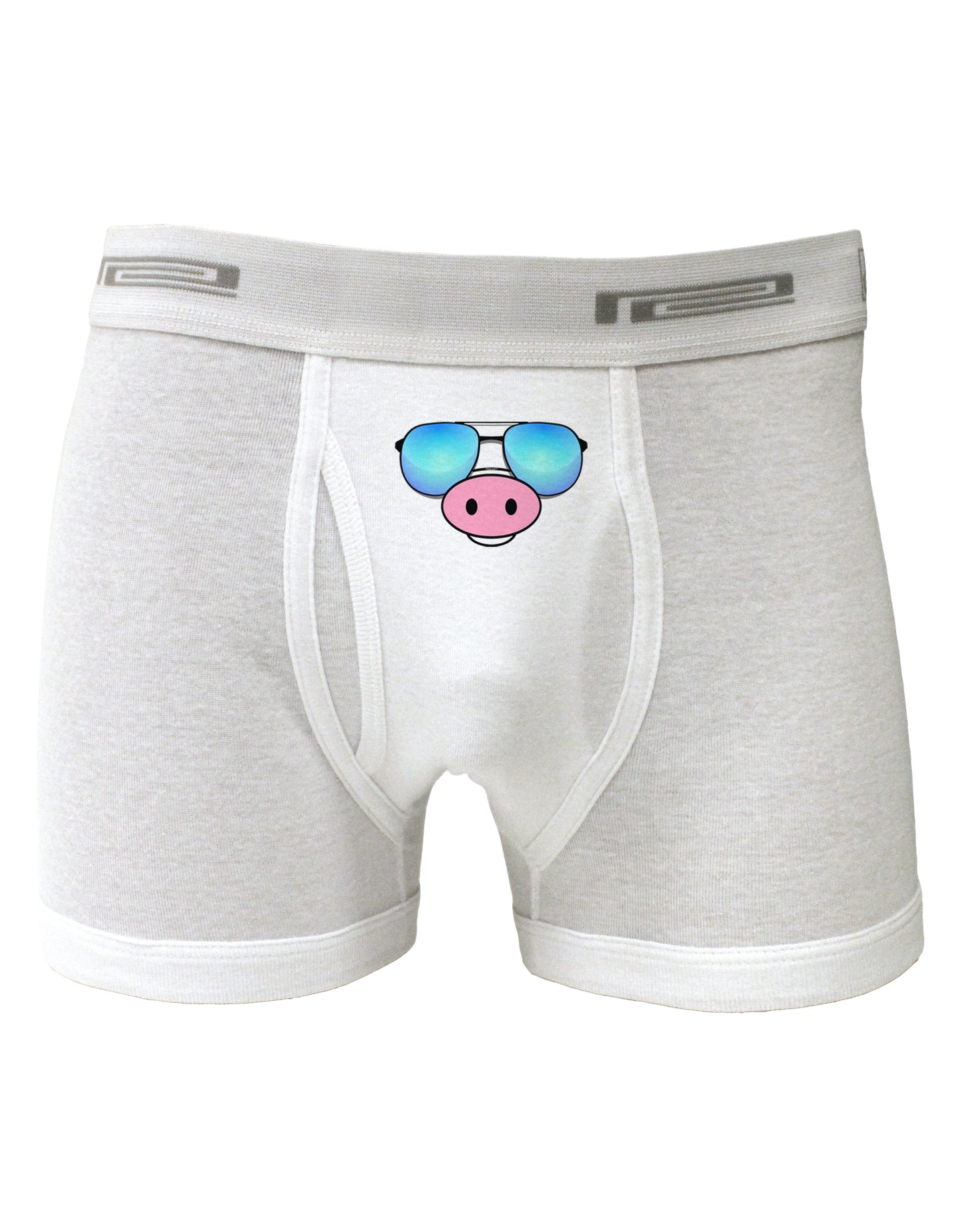 Kyu-T Face - Oinkz Cool Sunglasses Boxer Briefs-Boxer Briefs-TooLoud-White-Small-Davson Sales