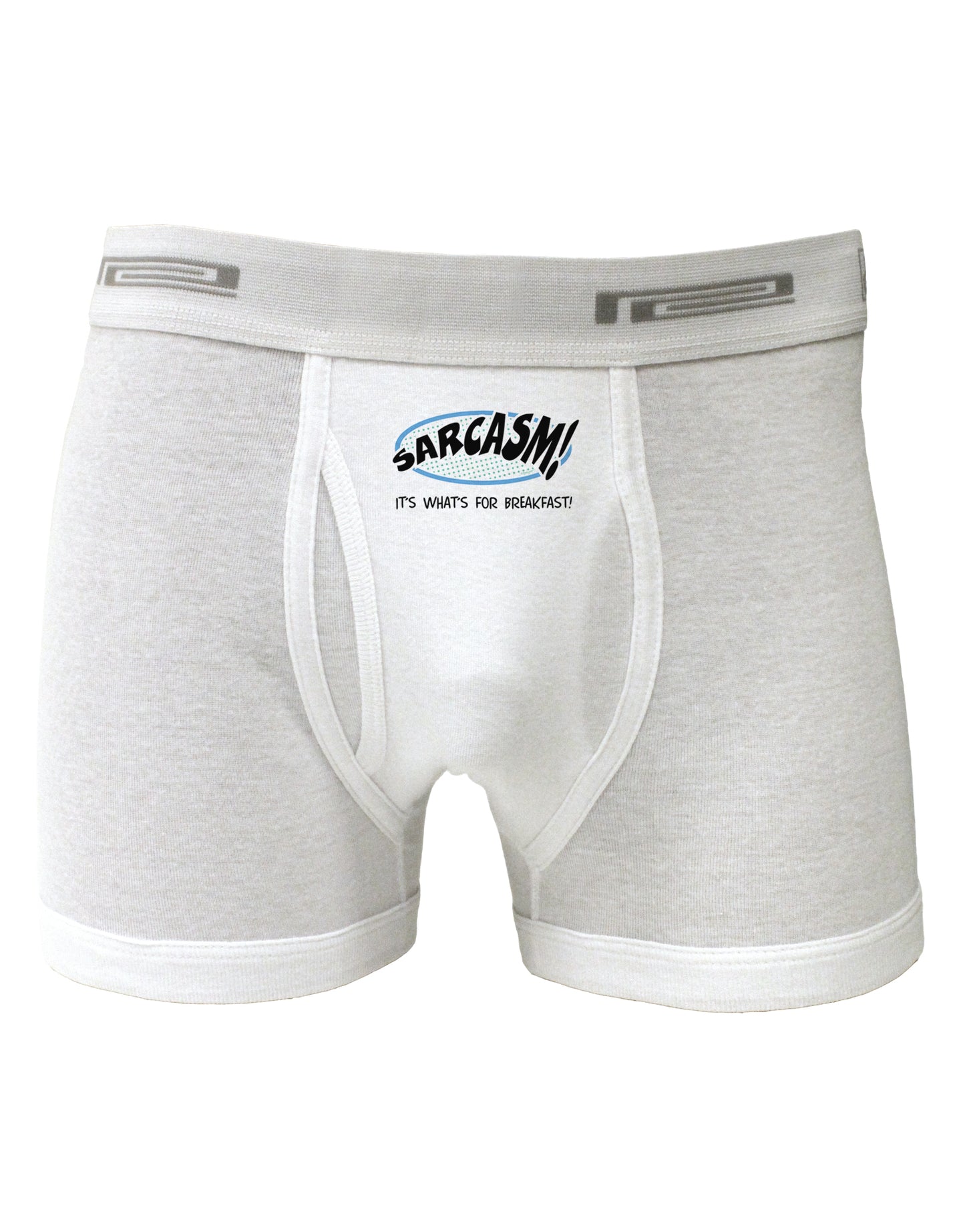 Sarcasm It's What's For Breakfast Boxer Briefs-Boxer Briefs-TooLoud-White-Small-Davson Sales