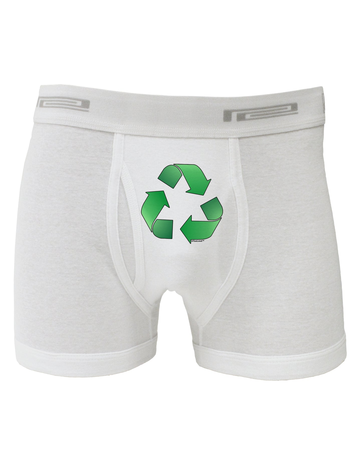 Recycle Green Boxer Briefs by TooLoud-Boxer Briefs-TooLoud-White-Small-Davson Sales