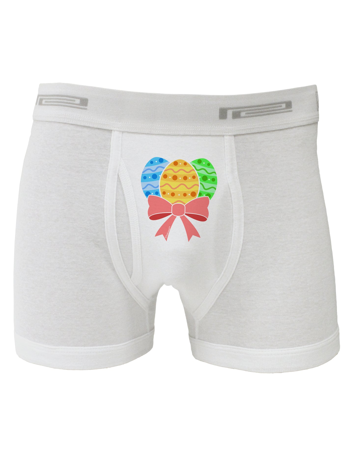 Easter Eggs With Bow Boxer Briefs by TooLoud-Boxer Briefs-TooLoud-White-Small-Davson Sales