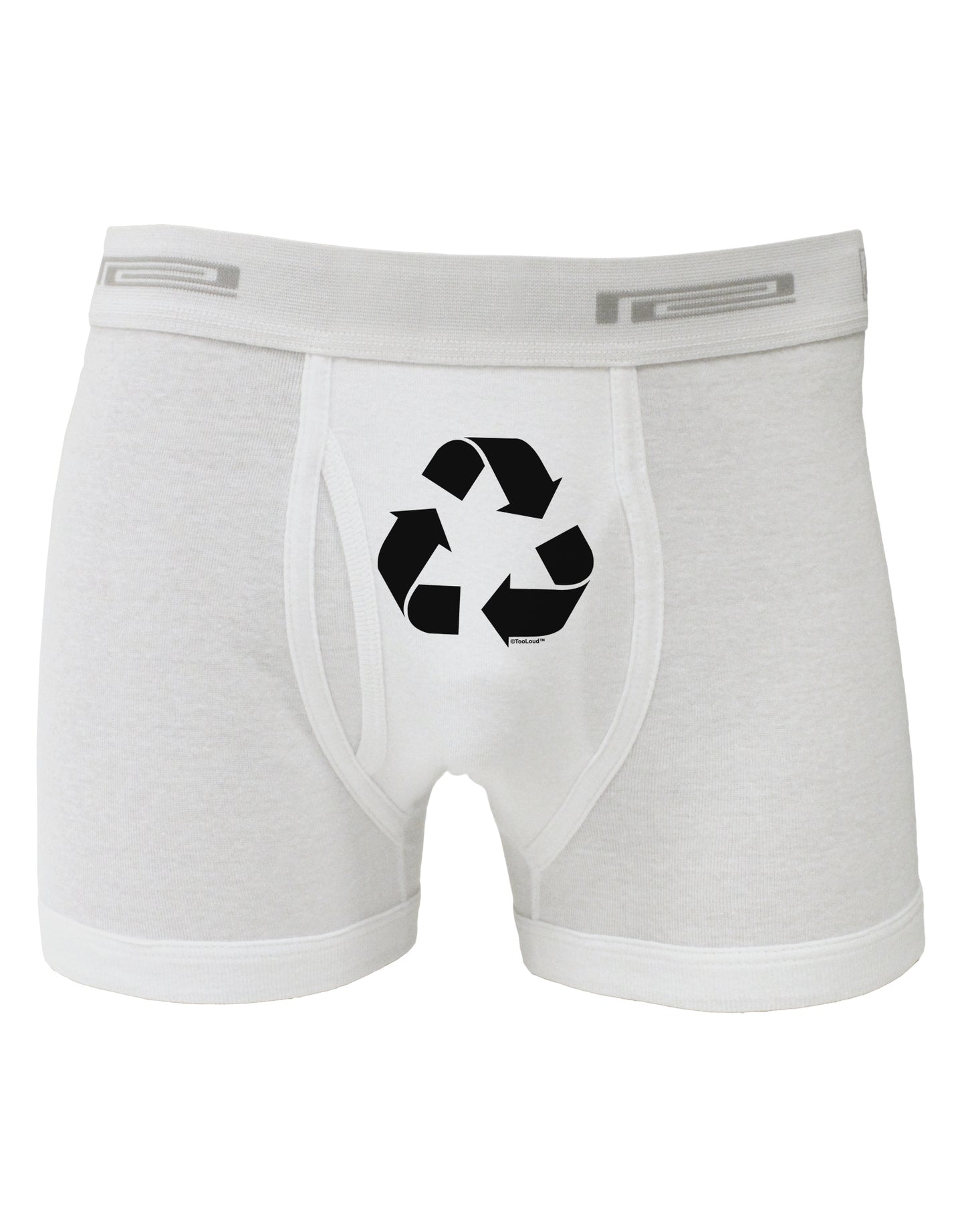 Recycle Black and White Boxer Briefs by TooLoud-Boxer Briefs-TooLoud-White-Small-Davson Sales