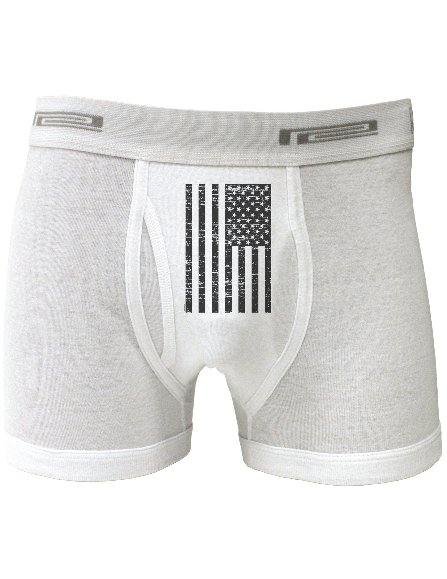 Vintage Black and White USA Flag Boxer Briefs-Boxer Briefs-TooLoud-White-Small-Davson Sales