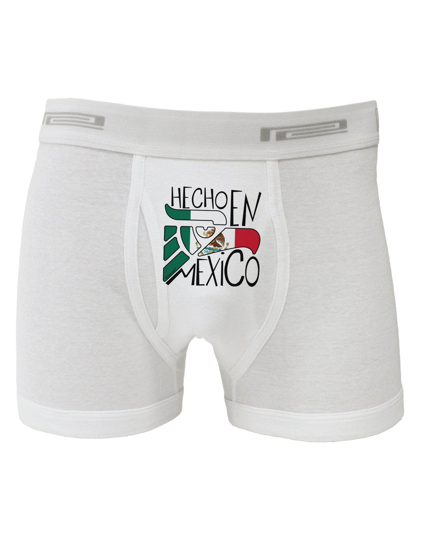 Hecho en Mexico Design - Mexican Flag Boxer Briefs by TooLoud-Boxer Briefs-TooLoud-White-Small-Davson Sales
