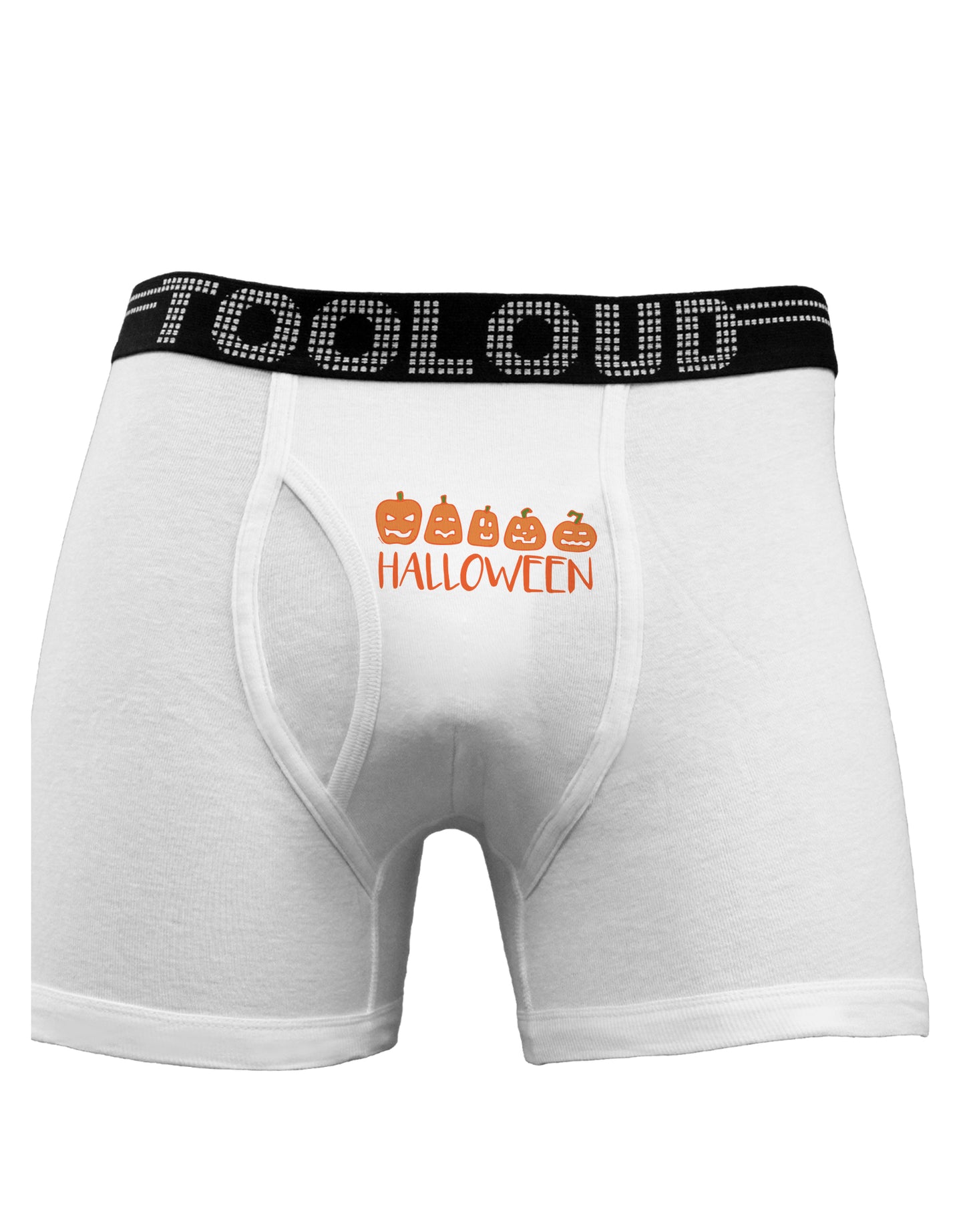 Halloween Pumpkins Boxer Briefs-Boxer Briefs-TooLoud-White-Small-Davson Sales