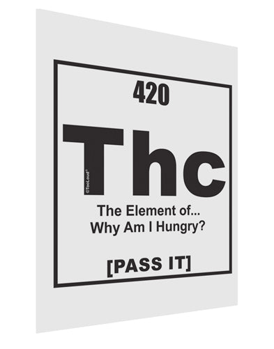 420 Element THC Funny Stoner Matte Poster Print Portrait - Choose Size by TooLoud-Poster Print-TooLoud-11x17"-Davson Sales