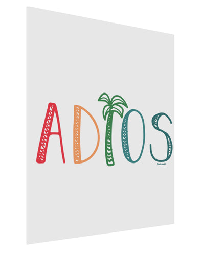Adios Matte Poster Print Portrait - 11x17 Inch-Poster-TooLoud-Davson Sales
