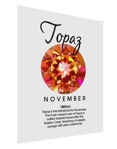 Birthstone Topaz Matte Poster Print Portrait - Choose Size by TooLoud-Poster Print-TooLoud-11x17"-Davson Sales