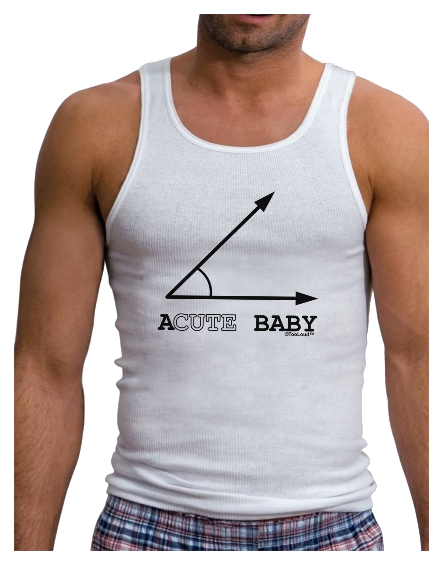 Acute Baby Mens Ribbed Tank Top-Mens Ribbed Tank Top-TooLoud-White-Small-Davson Sales