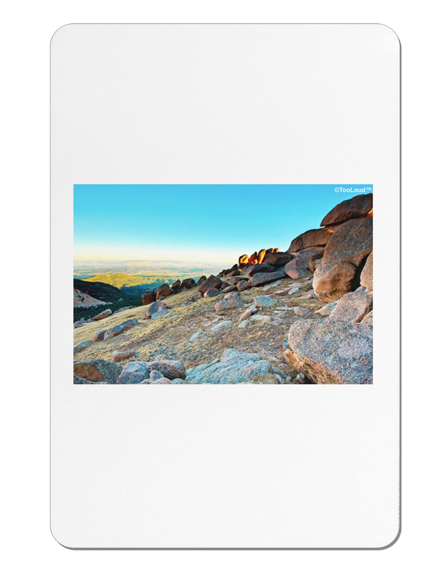 CO Rockies View Aluminum Magnet-TooLoud-White-Davson Sales