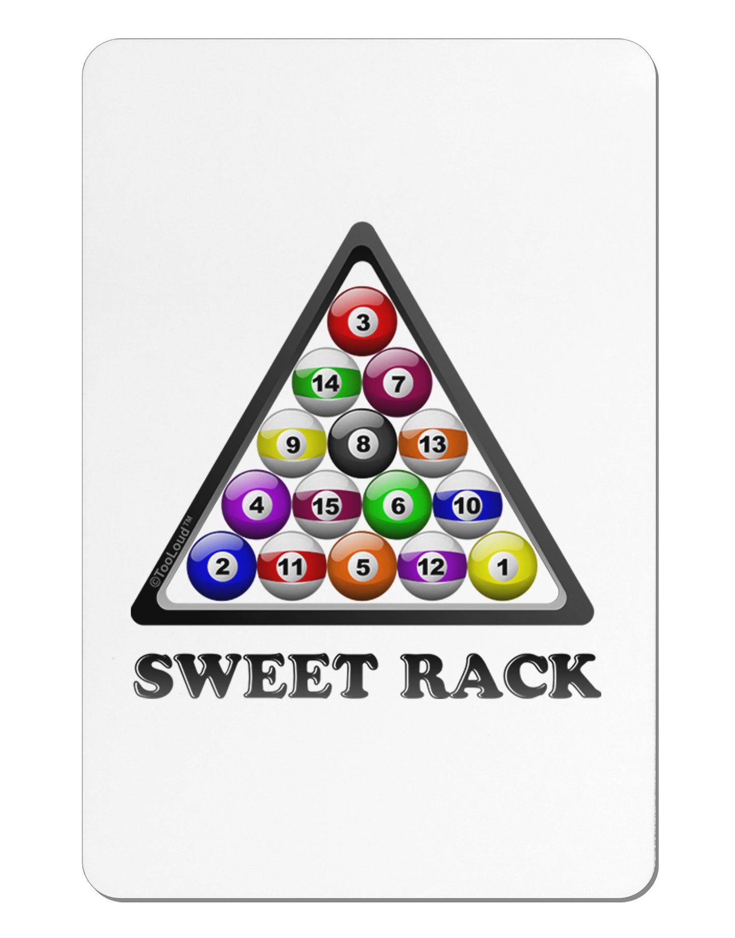 Sweet Rack - Pool Aluminum Magnet-TooLoud-White-Davson Sales