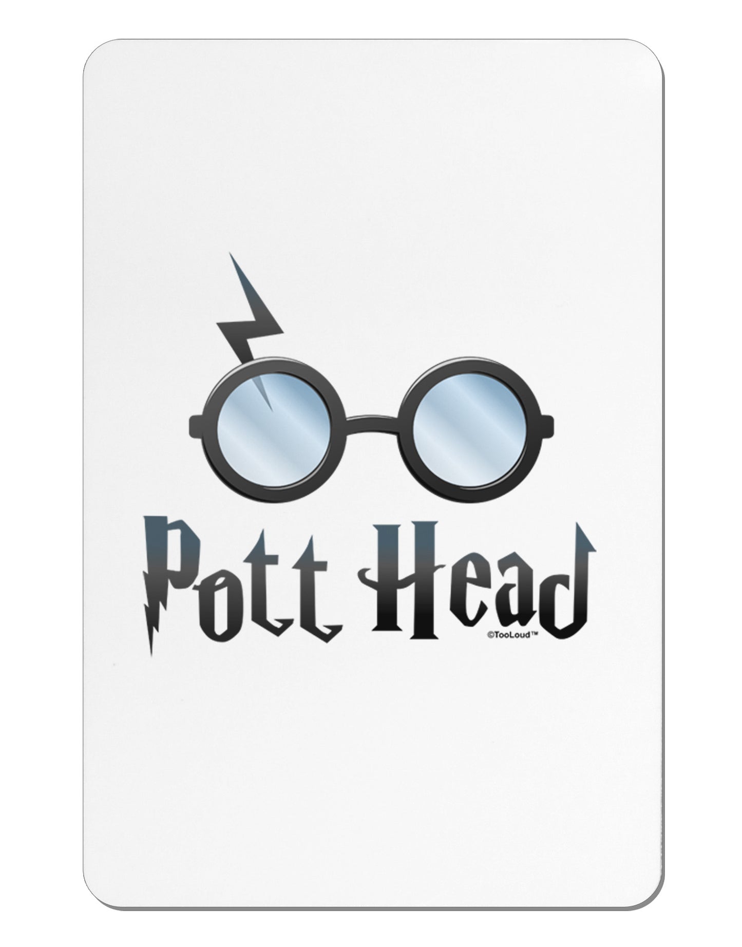 Pott Head Magic Glasses Aluminum Magnet-TooLoud-White-Davson Sales
