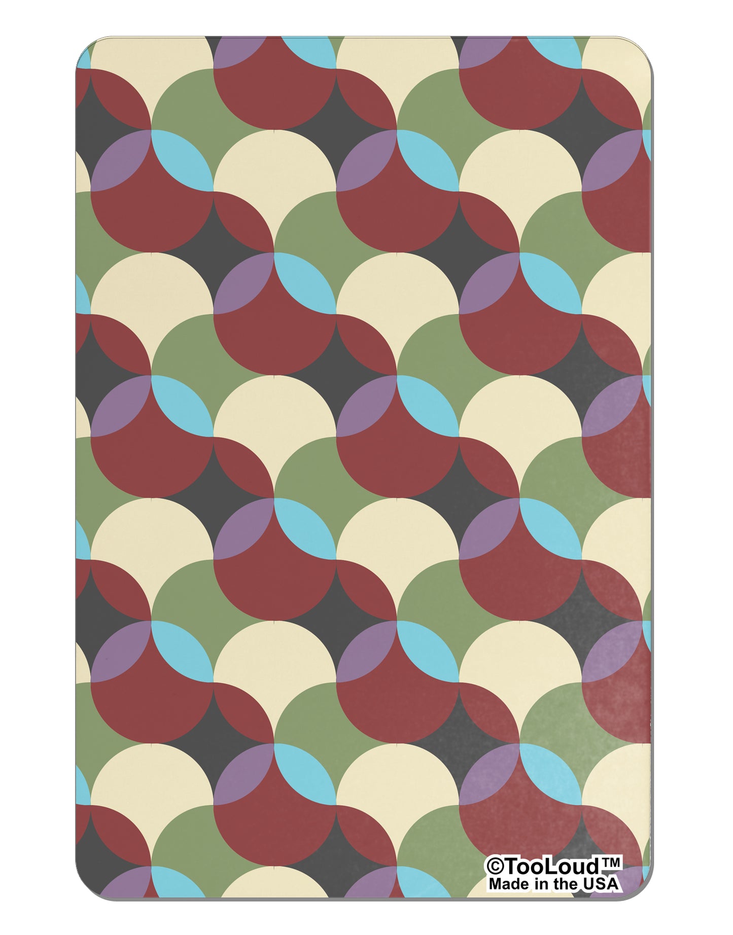 Geometric Abstract AOP 10 InchRound Wall Clock All Over Print by TooLoud-Wall Clock-TooLoud-White-Davson Sales