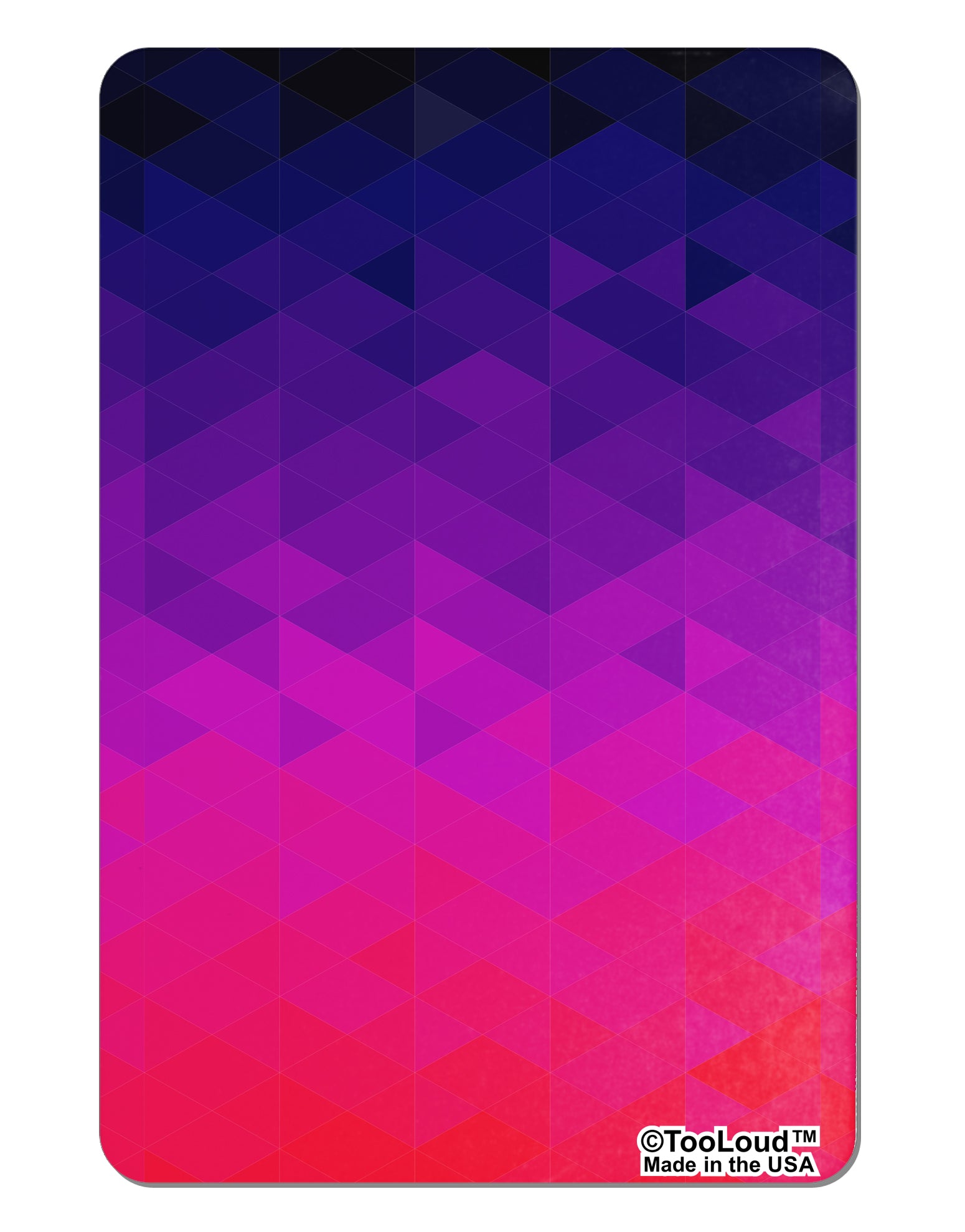 Geometric Gradient AOP 10 InchRound Wall Clock All Over Print by TooLoud-Wall Clock-TooLoud-White-Davson Sales