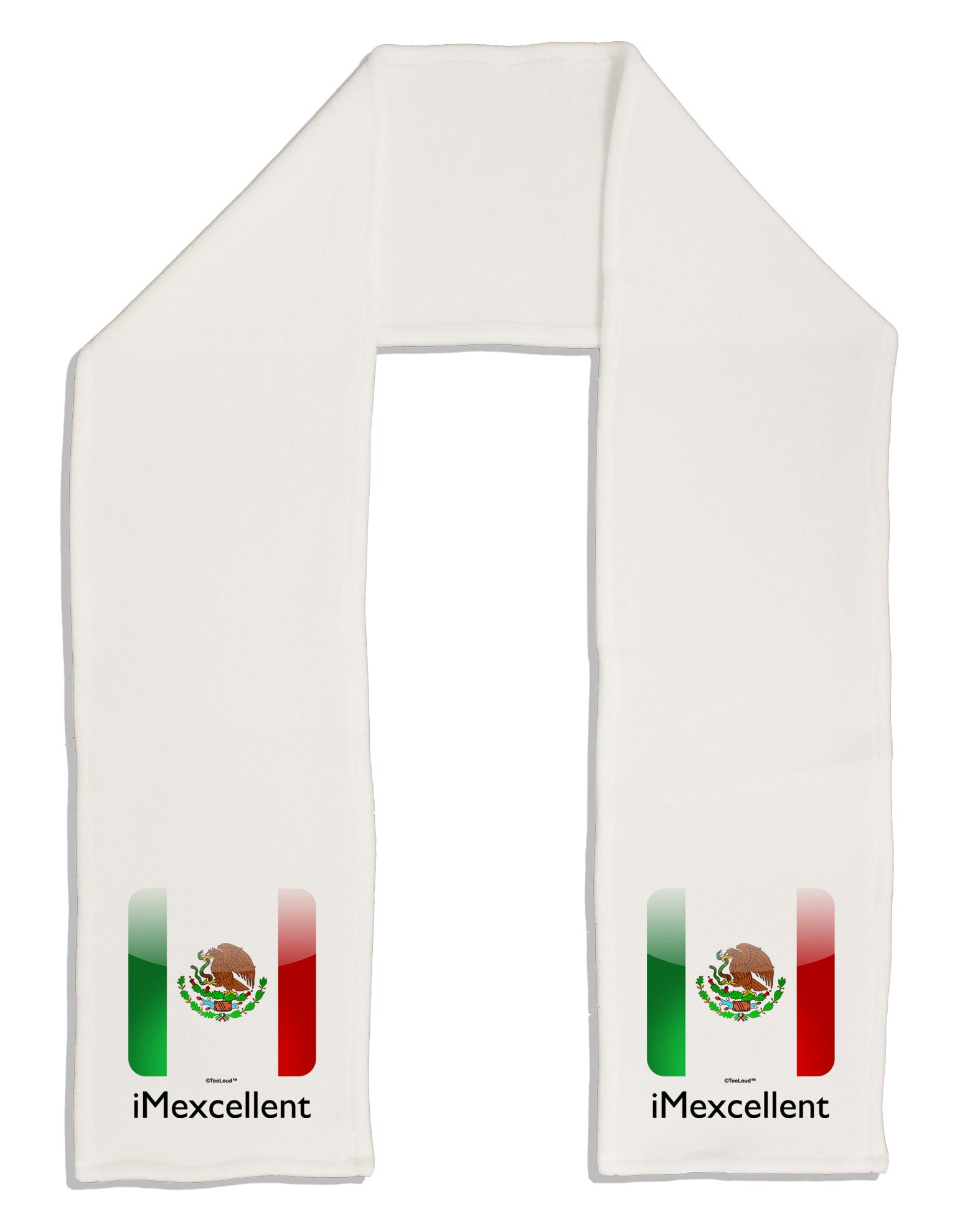 iMexcellent Icon - Cinco de Mayo Adult Fleece 64" Scarf-TooLoud-White-One-Size-Adult-Davson Sales