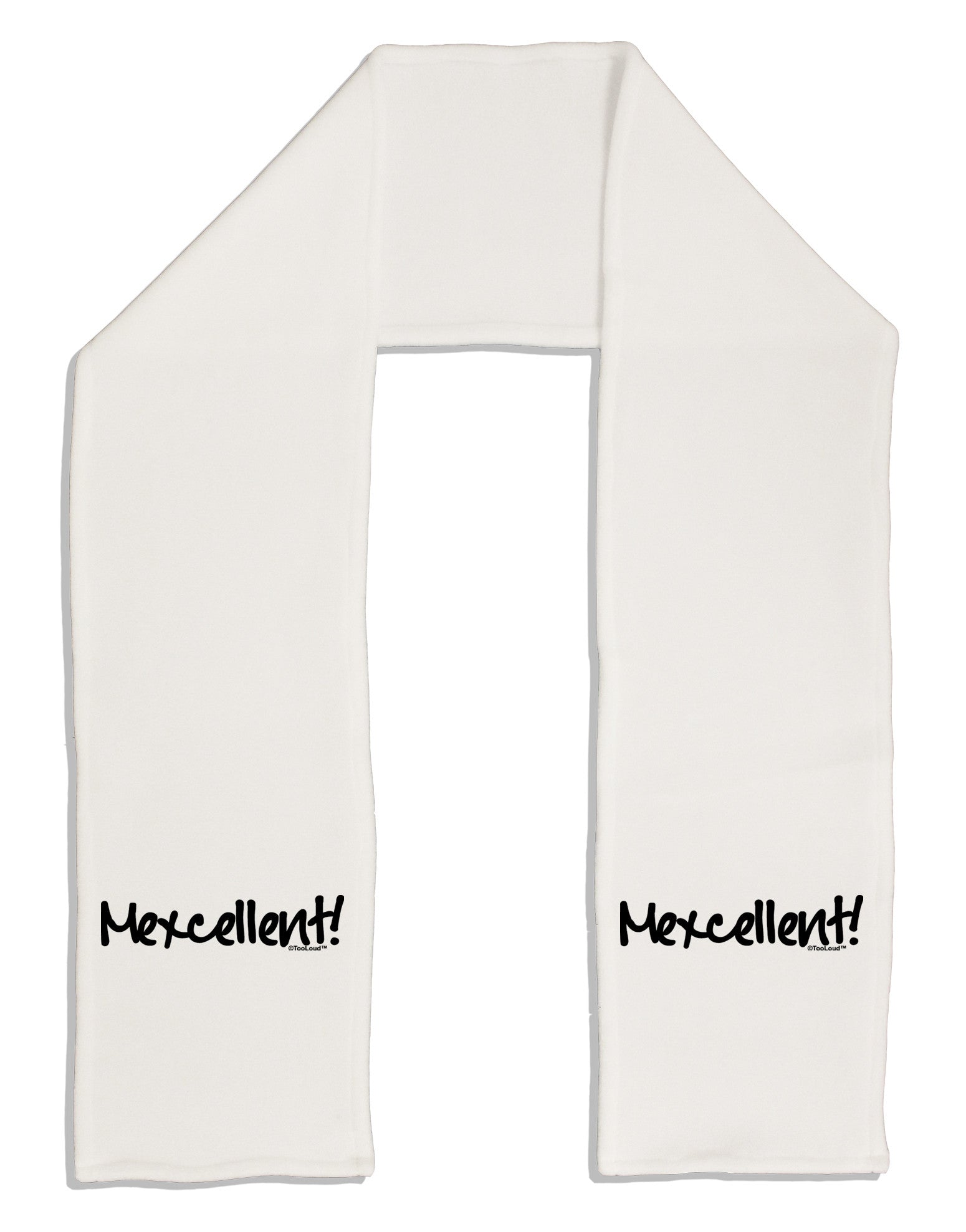 Mexcellent - Cinco De Mayo Adult Fleece 64" Scarf-TooLoud-White-One-Size-Adult-Davson Sales