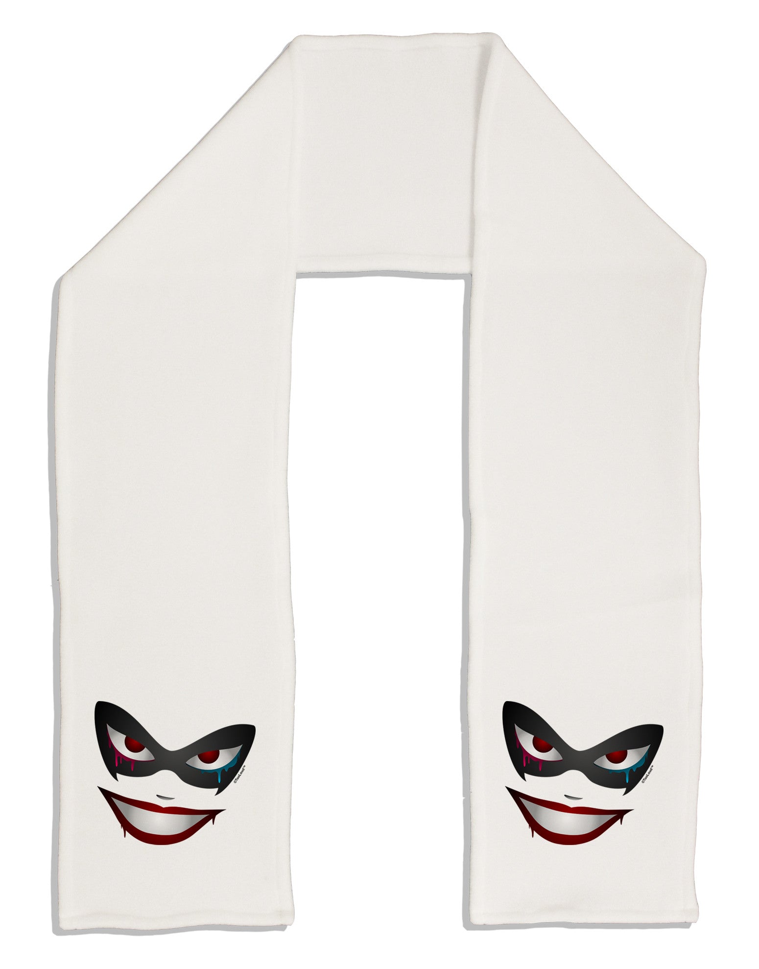 Lil Monster Mask Adult Fleece 64" Scarf-TooLoud-White-One-Size-Adult-Davson Sales