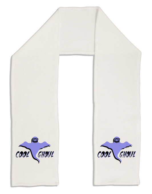Cool Ghoul Adult Fleece 64" Scarf-TooLoud-White-One-Size-Adult-Davson Sales