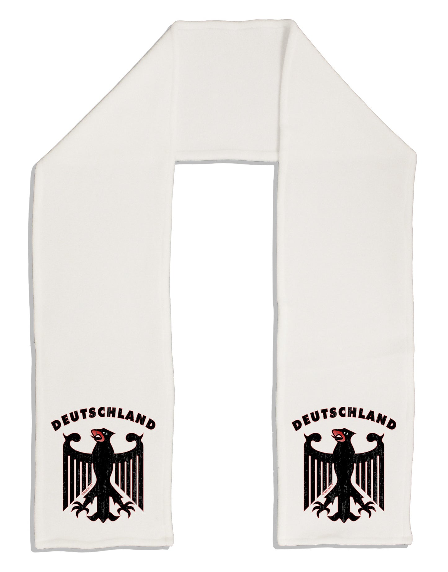 Bundeswehr Logo Deutschland Adult Fleece 64" Scarf-TooLoud-White-One-Size-Adult-Davson Sales