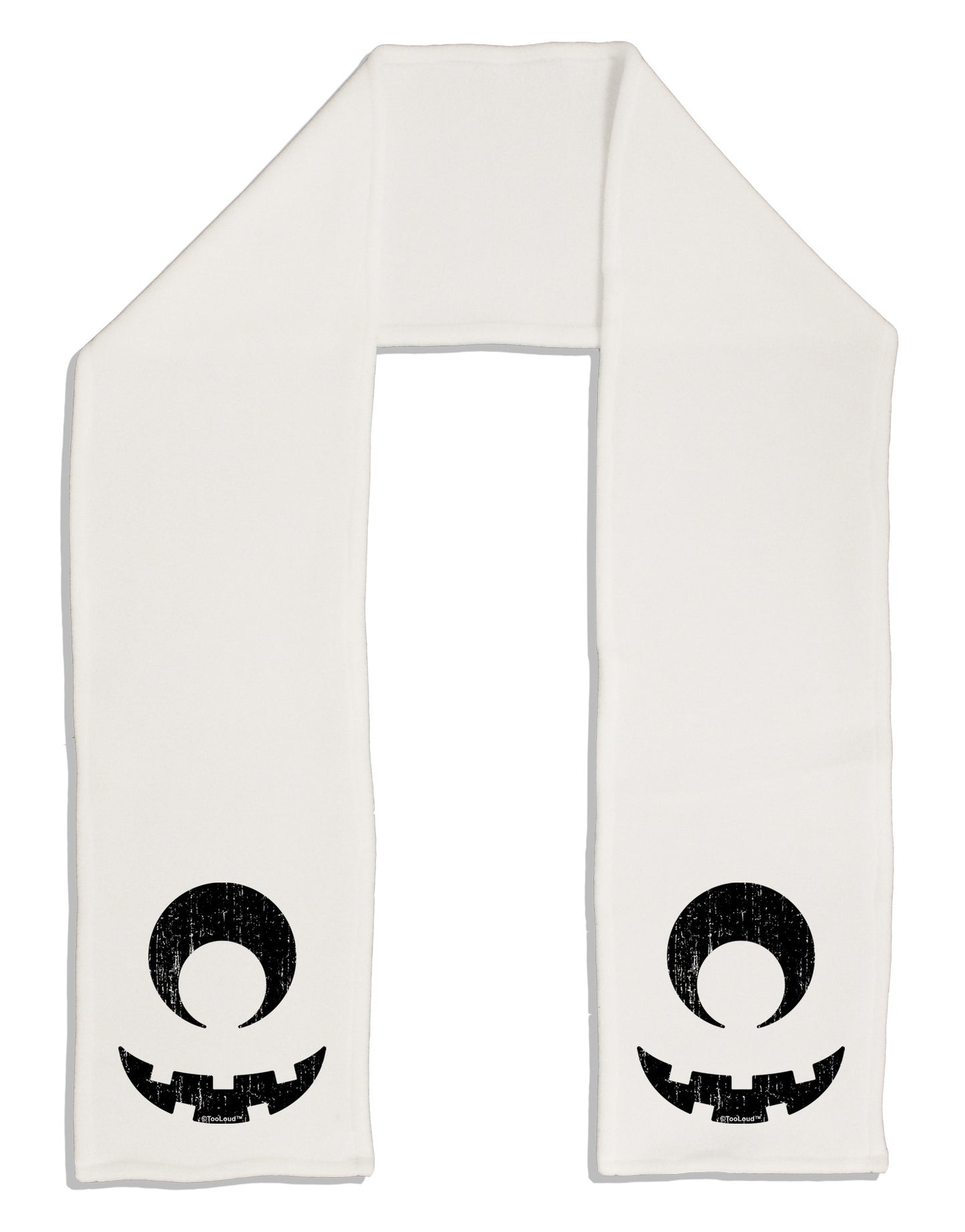 Cyclops Lantern Distressed Adult Fleece 64" Scarf-TooLoud-White-One-Size-Adult-Davson Sales