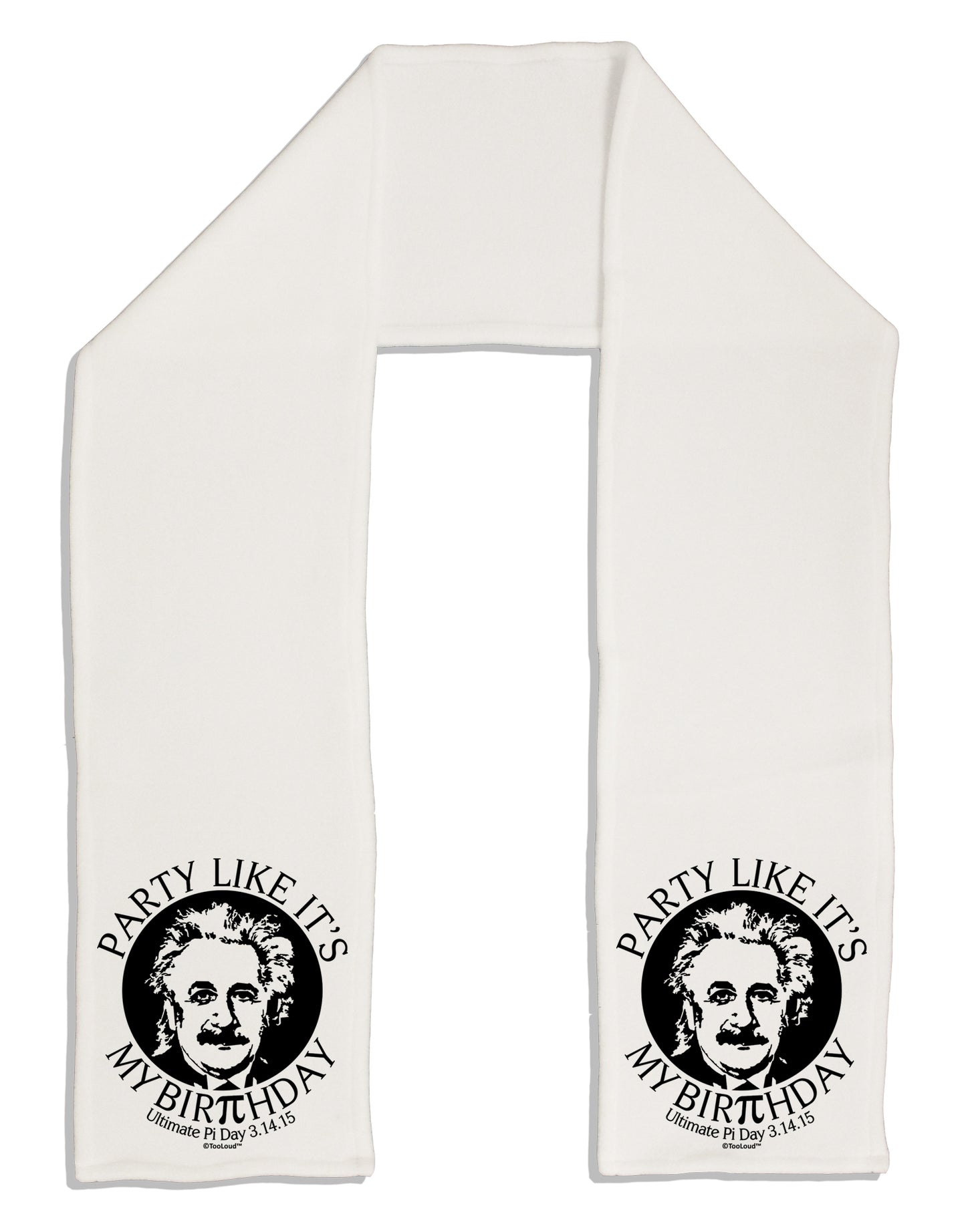 Ultimate Pi Day - Birthday Design Adult Fleece 64" Scarf by TooLoud-TooLoud-White-One-Size-Adult-Davson Sales