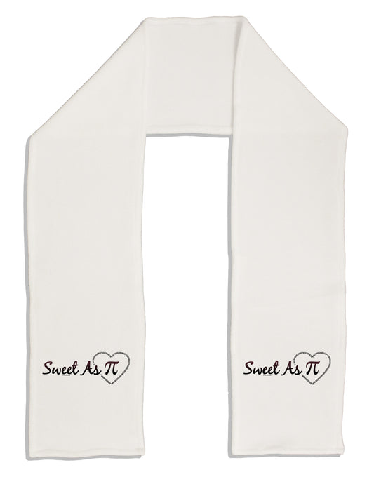 Sweet As Pi Adult Fleece 64" Scarf-TooLoud-White-One-Size-Adult-Davson Sales