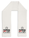 Running Late Is My Cardio Adult Fleece 64" Scarf-TooLoud-White-One-Size-Adult-Davson Sales