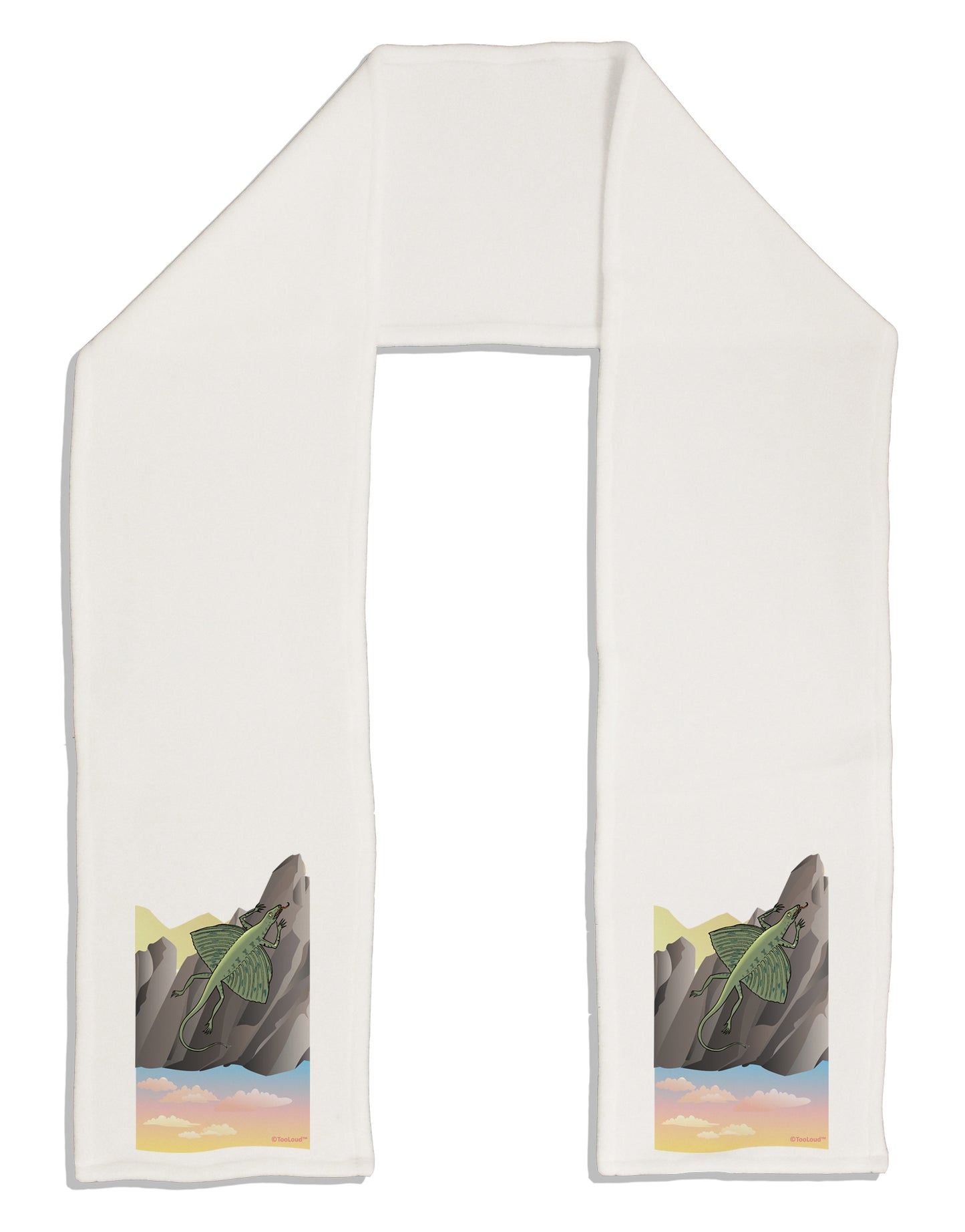 Archaopteryx - Without Name Adult Fleece 64" Scarf by TooLoud-TooLoud-White-One-Size-Adult-Davson Sales