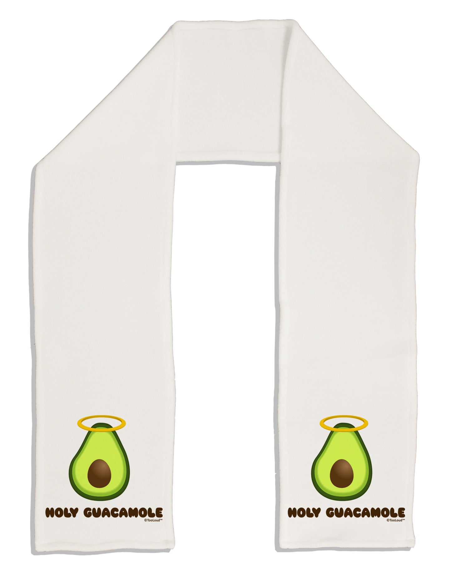 Holy Guacamole Design Adult Fleece 64" Scarf by TooLoud-TooLoud-White-One-Size-Adult-Davson Sales