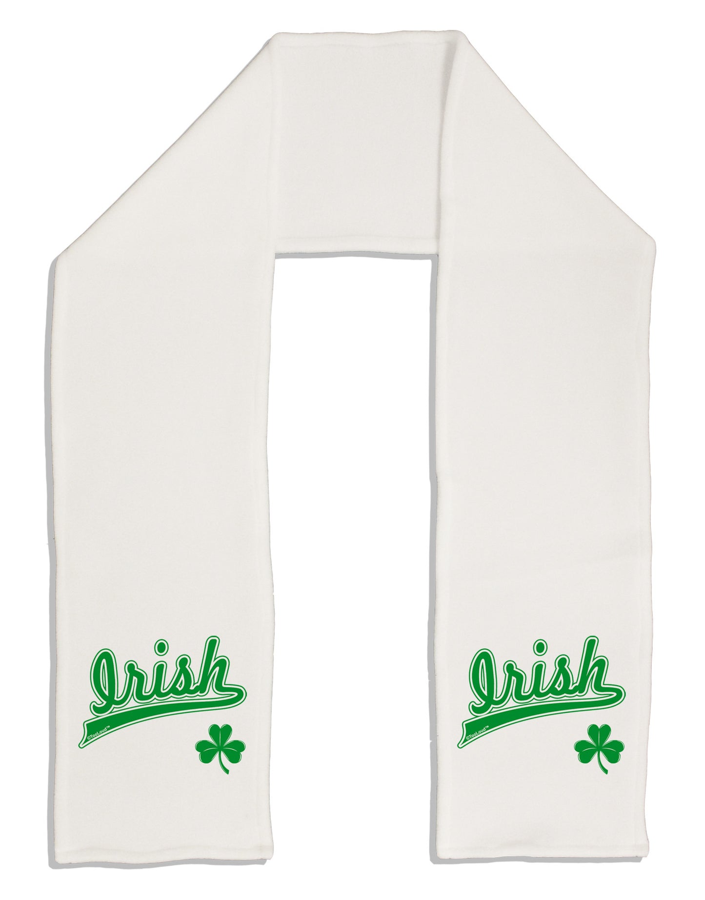 Irish Jersey Adult Fleece 64" Scarf-TooLoud-White-One-Size-Adult-Davson Sales