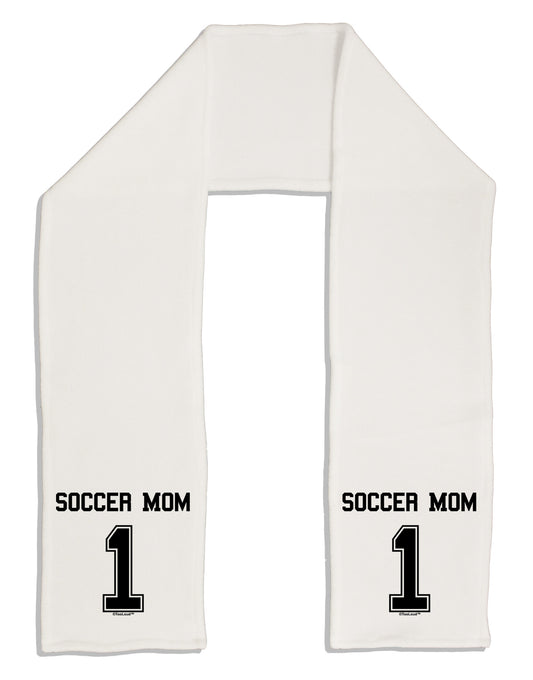 Soccer Mom Jersey Adult Fleece 64" Scarf-TooLoud-White-One-Size-Adult-Davson Sales