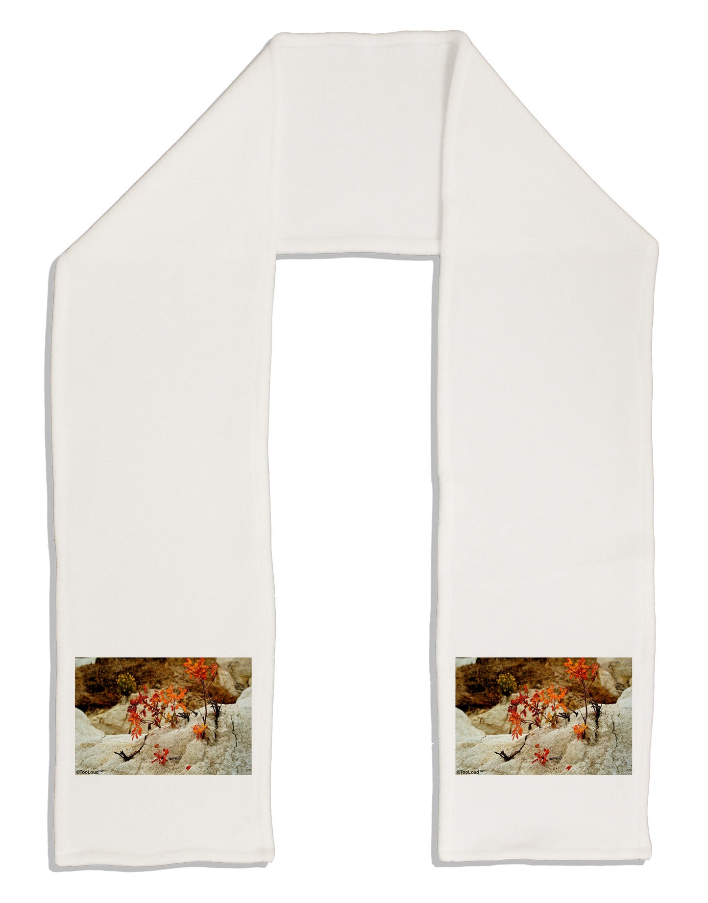 CO Painted Mines Adult Fleece 64" Scarf-TooLoud-White-One-Size-Adult-Davson Sales