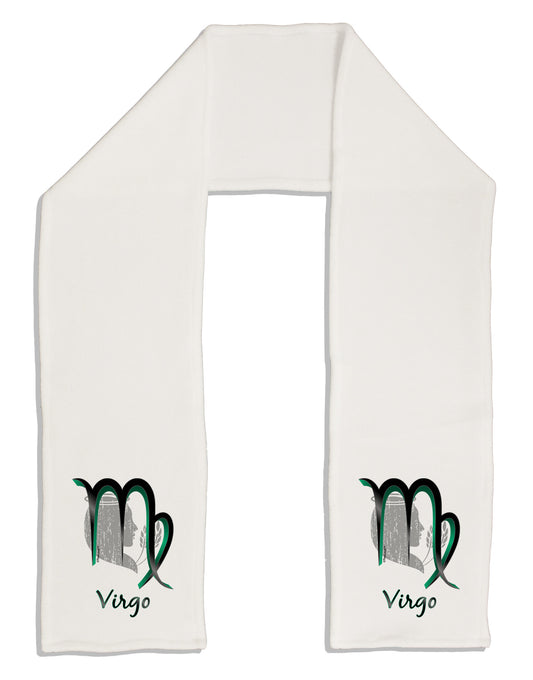 Virgo Symbol Adult Fleece 64" Scarf-TooLoud-White-One-Size-Adult-Davson Sales