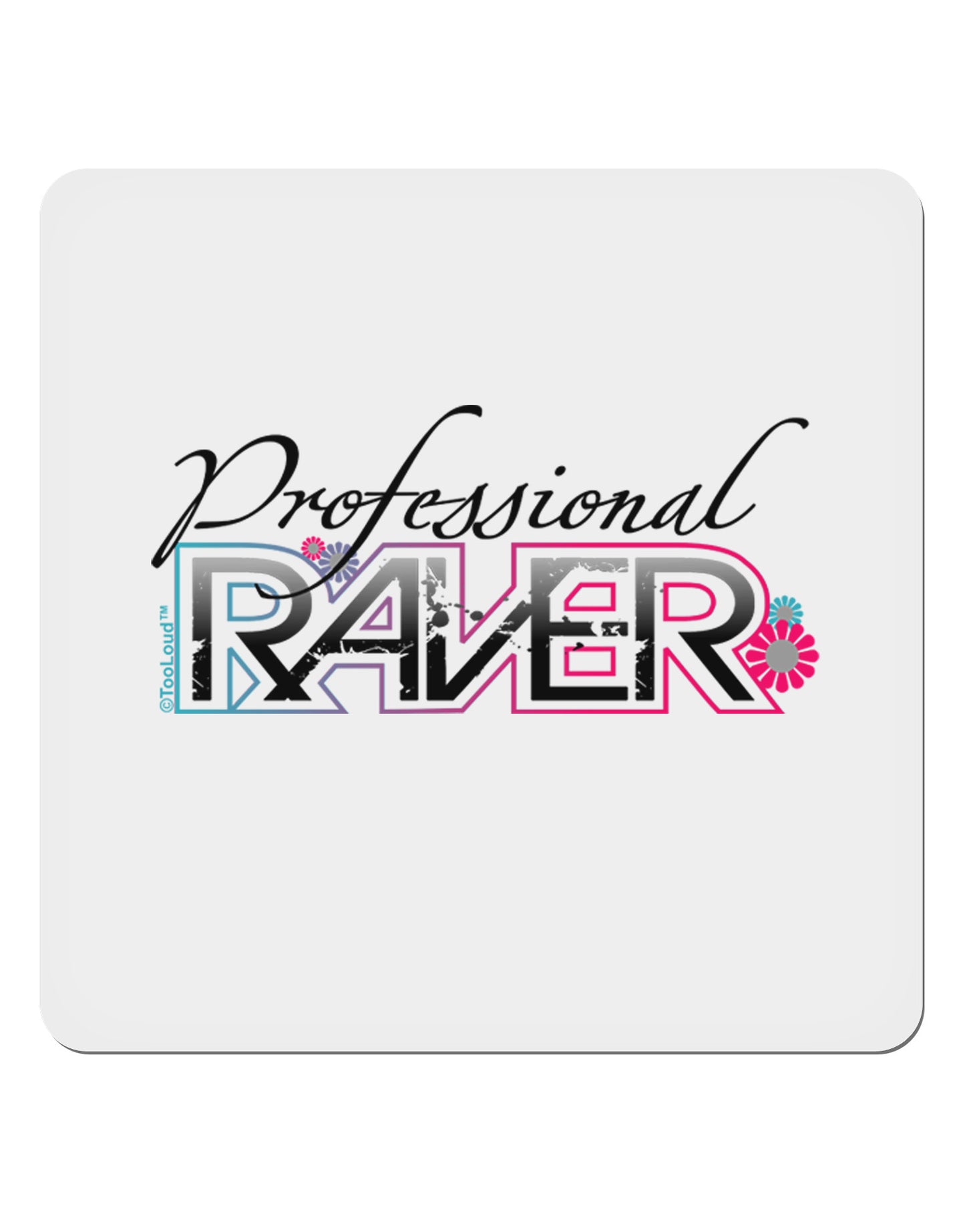 Matching Raver - Professional 4x4" Square Sticker-Stickers-TooLoud-1-Davson Sales