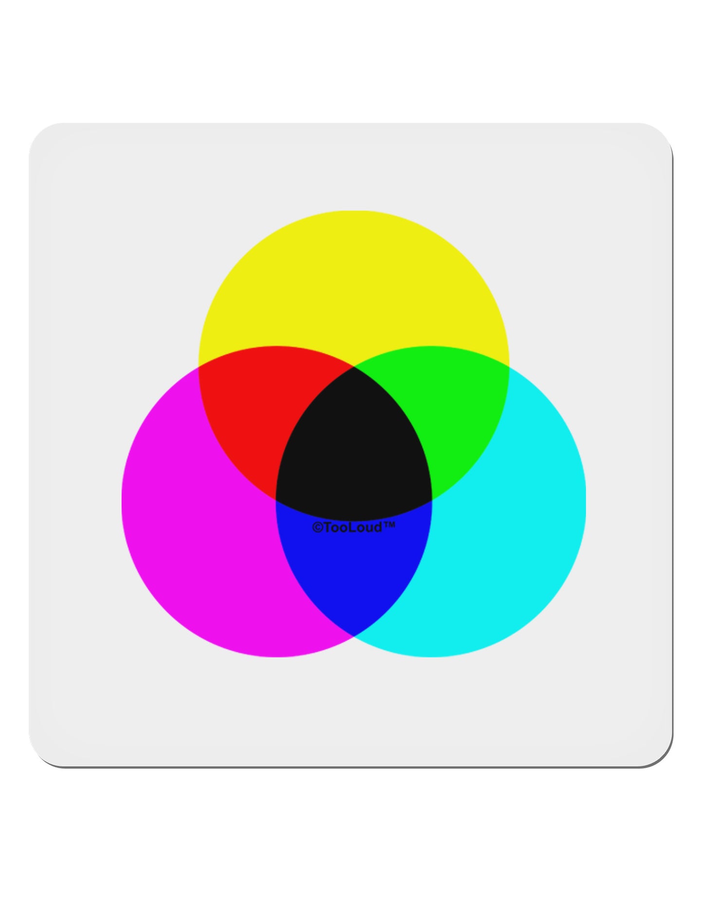 CMYK Color Model 4x4" Square Sticker-Stickers-TooLoud-1-Davson Sales