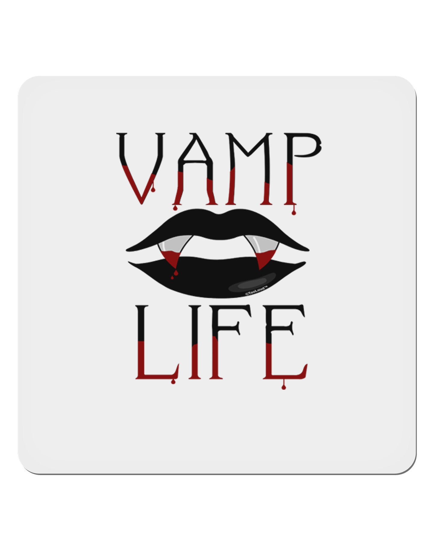 Vamp Life 4x4" Square Sticker 4 Pieces-Stickers-TooLoud-White-Davson Sales