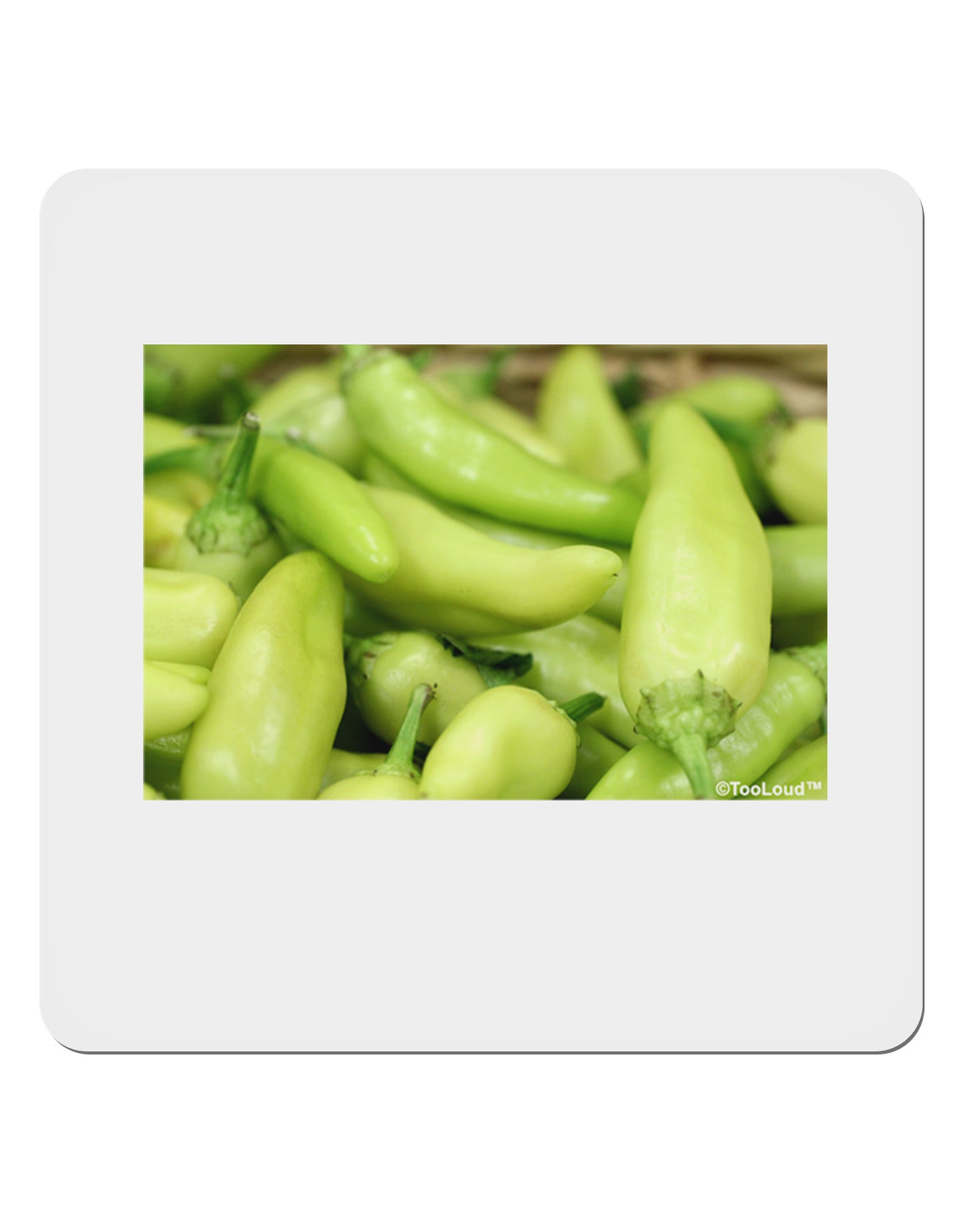 Buy Local - Jalapenos 4x4" Square Sticker 4 Pieces-Stickers-TooLoud-White-Davson Sales