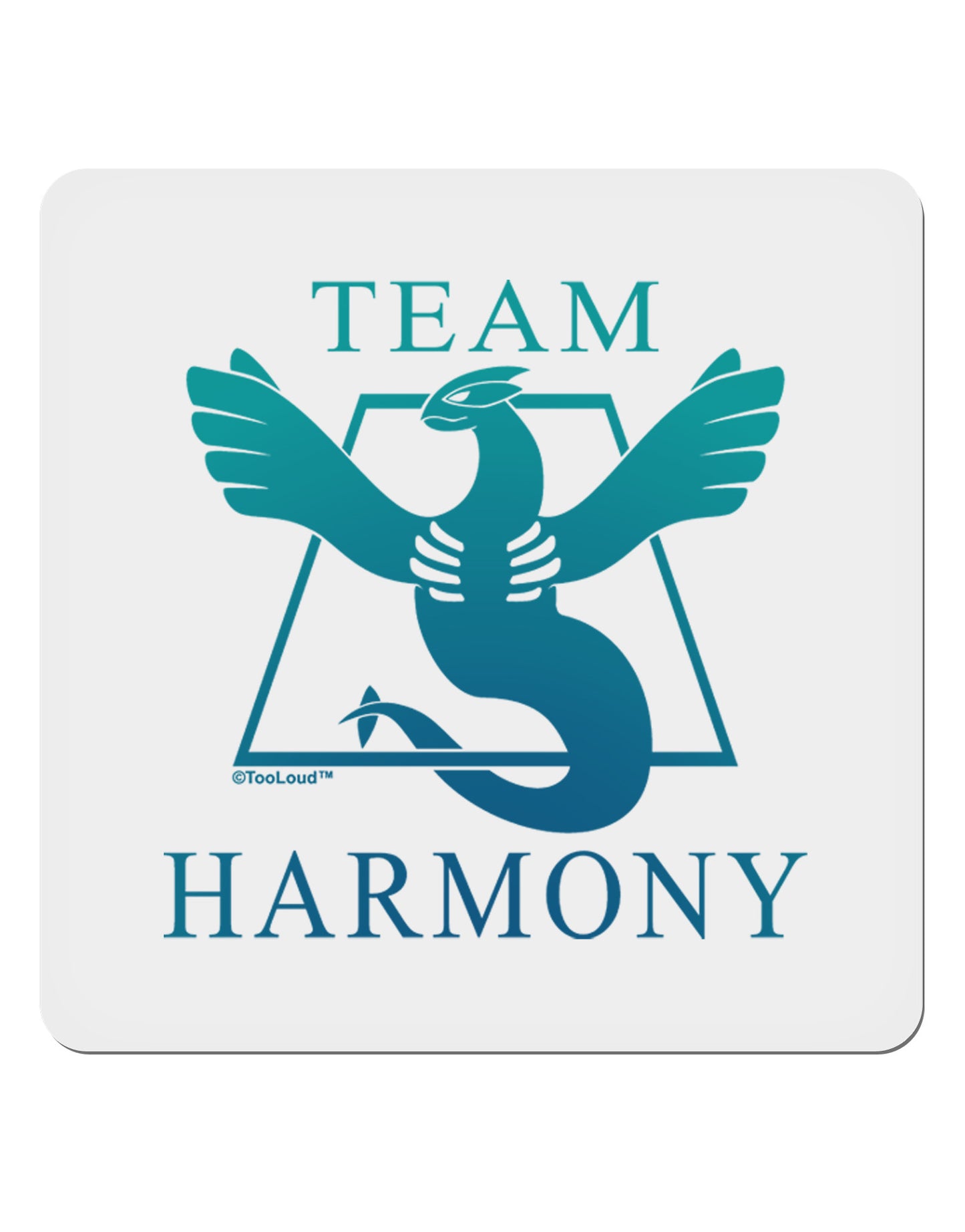 Team Harmony 4x4" Square Sticker-Stickers-TooLoud-1-Davson Sales