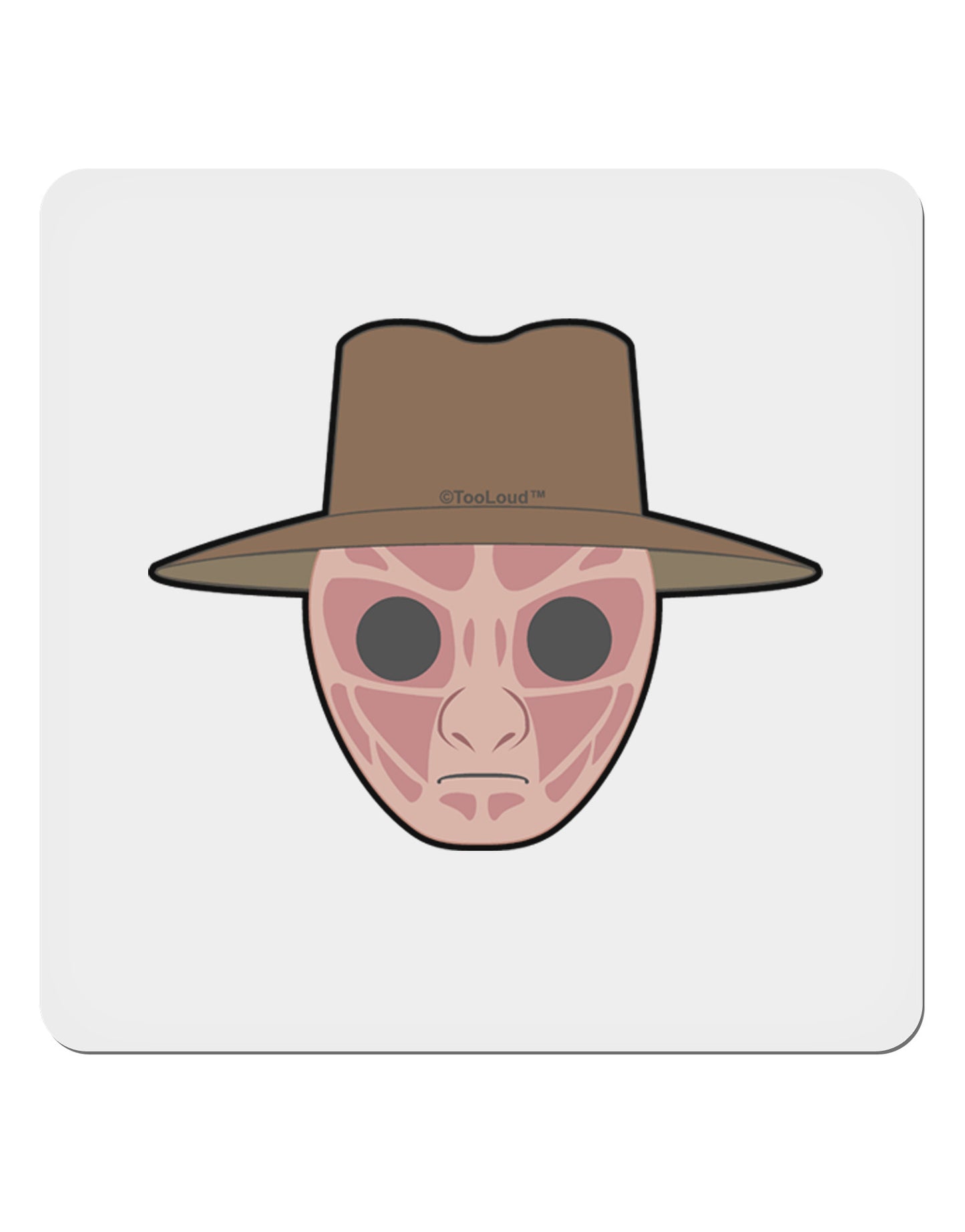 Cute Lil Monster 2 4x4" Square Sticker 4 Pieces-Stickers-TooLoud-White-Davson Sales