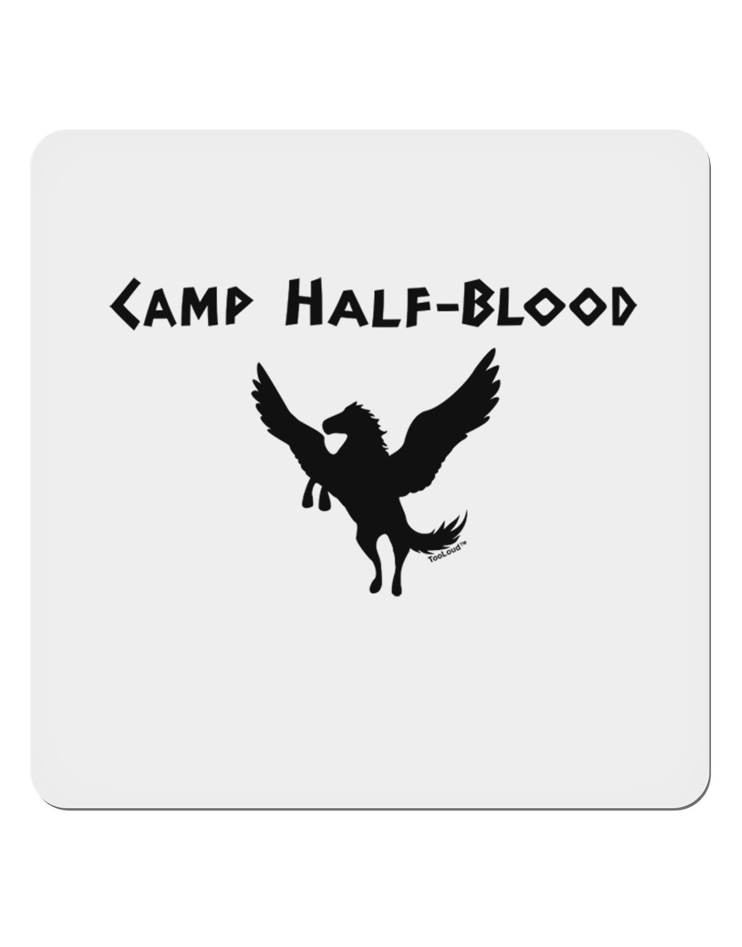 Pegasus Camp Half-Blood 4x4" Square Sticker 4 Pieces-Stickers-TooLoud-White-Davson Sales