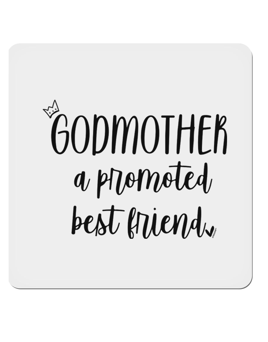 TooLoud Godmother 4x4 Inch Square Stickers - 4 Pieces