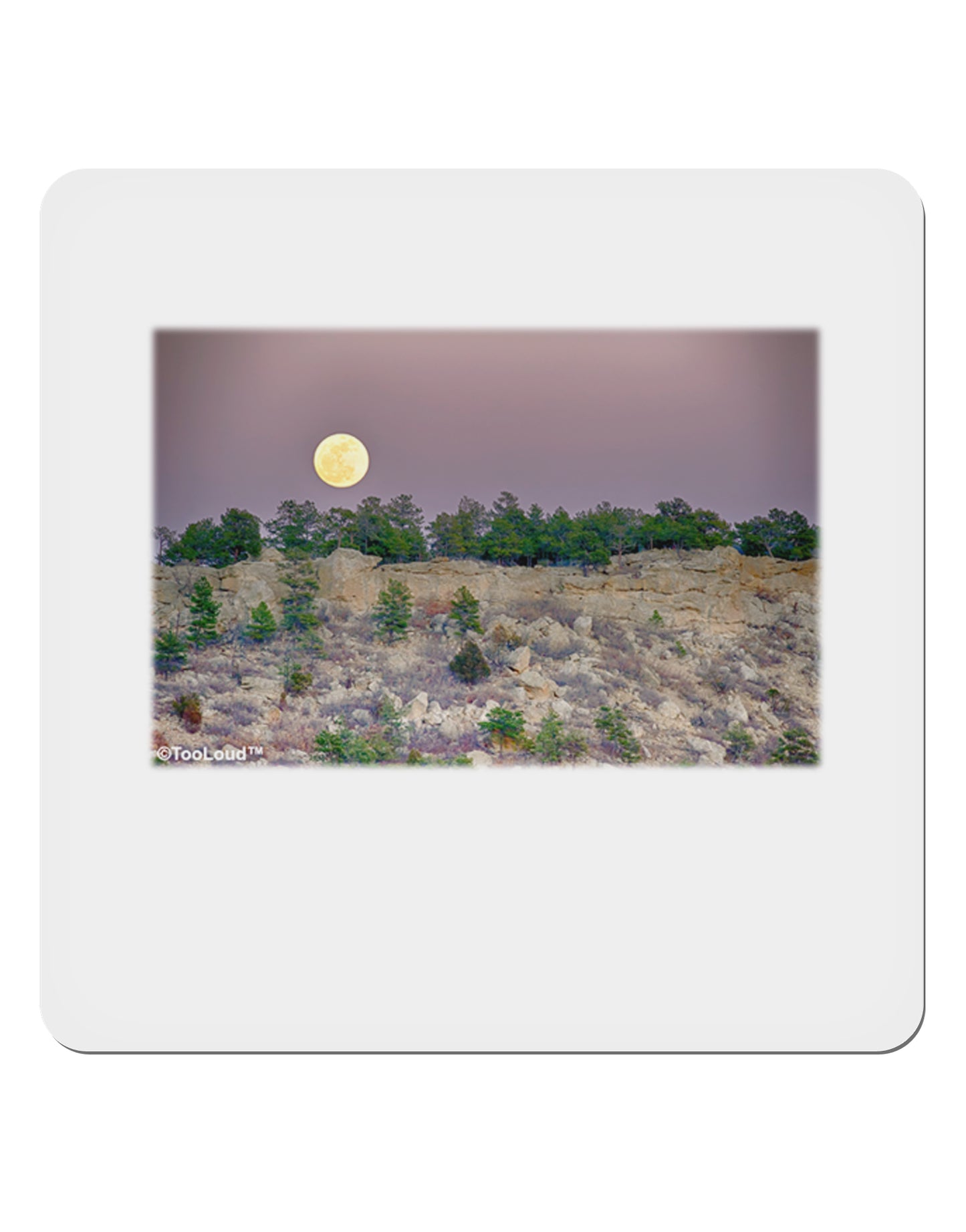 Ute Park Colorado 4x4" Square Sticker-Stickers-TooLoud-1-Davson Sales