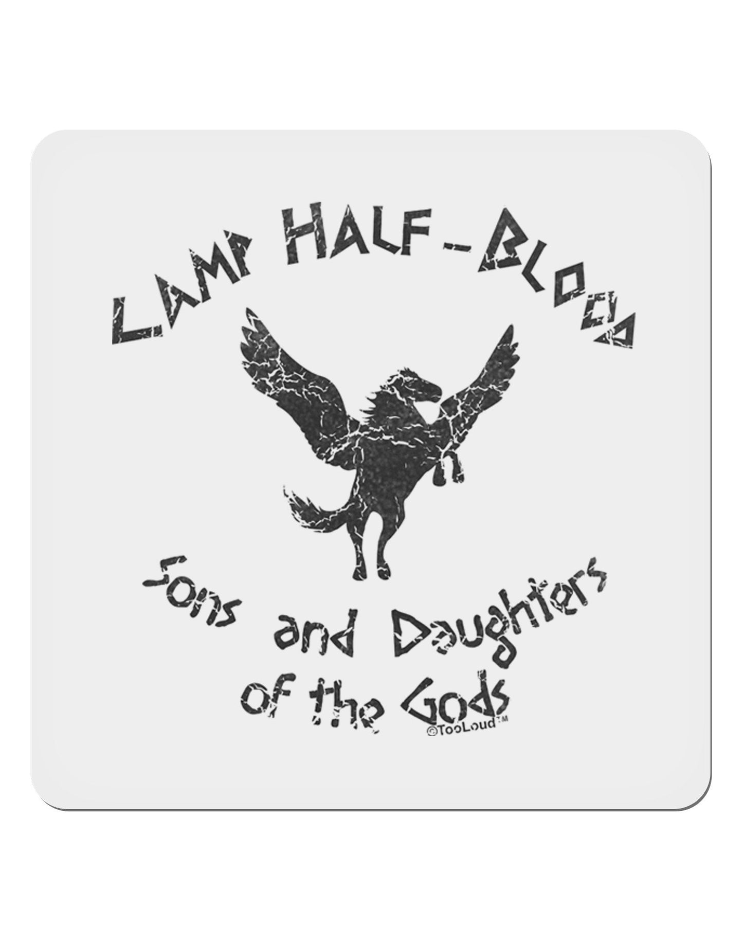 Camp Half-Blood Sons and Daughters 4x4" Square Sticker-Stickers-TooLoud-4-Davson Sales