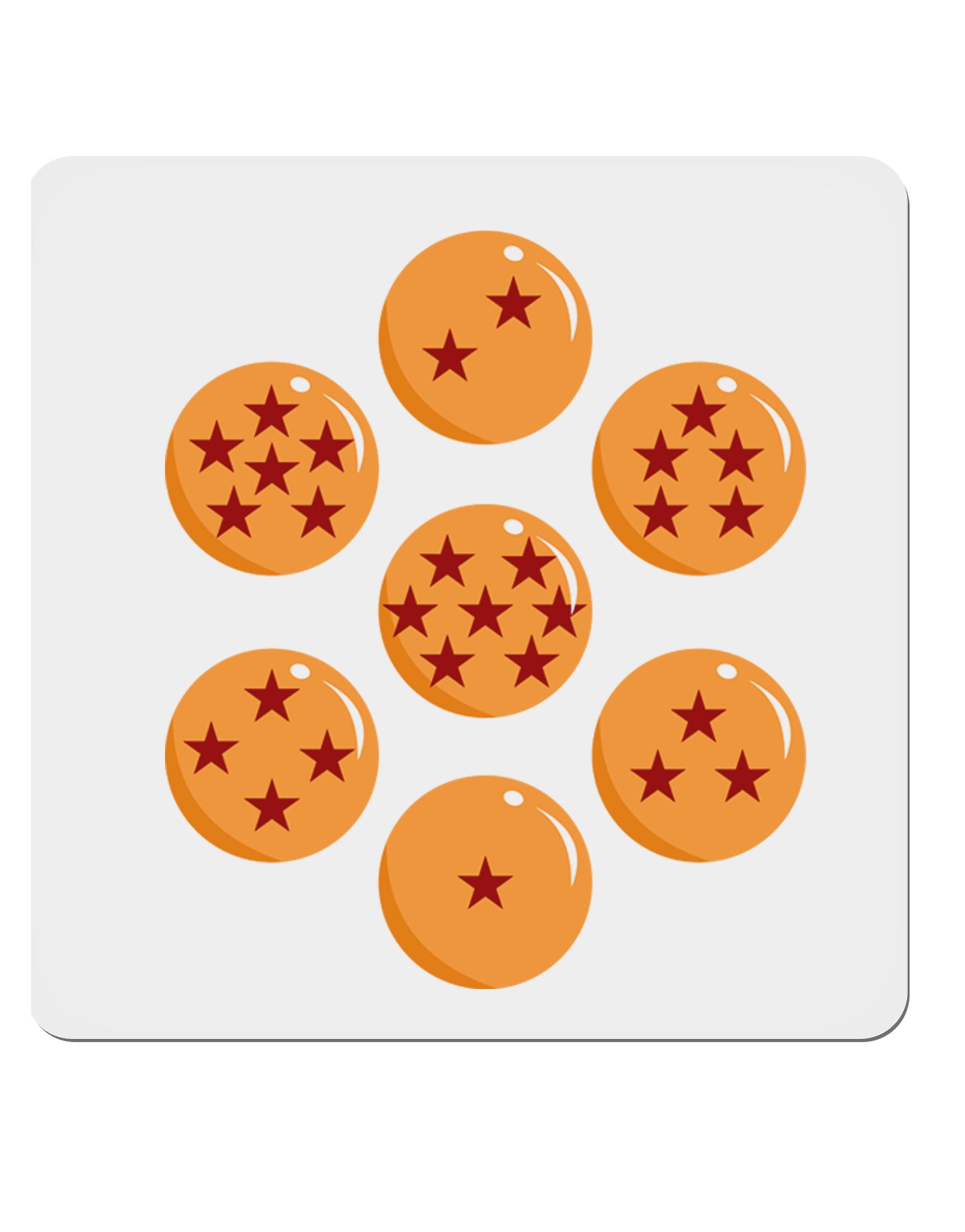 Magic Star Orbs 4x4" Square Sticker-Stickers-TooLoud-1-Davson Sales