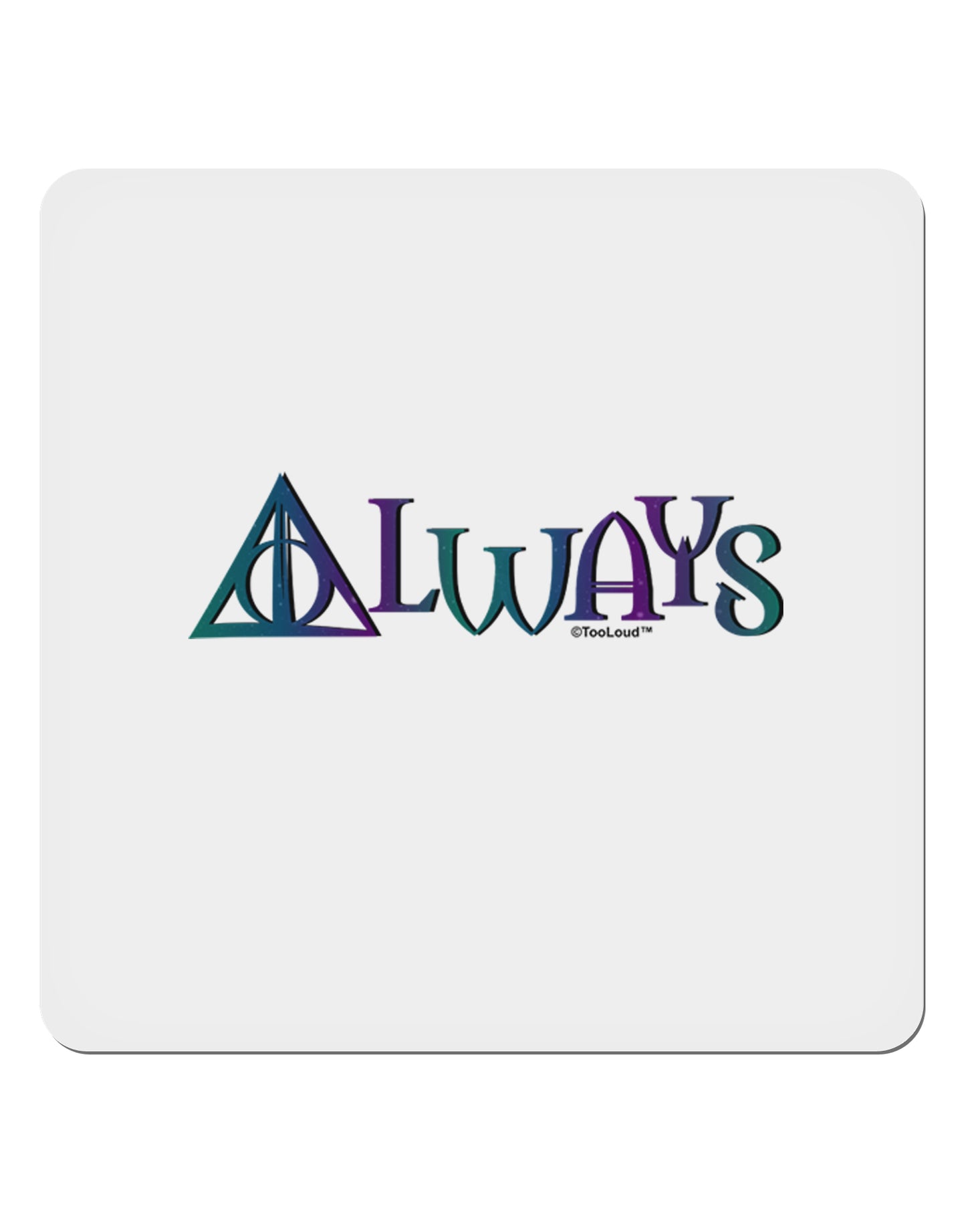 Always Magic Symbol 4x4" Square Sticker-Stickers-TooLoud-1-Davson Sales
