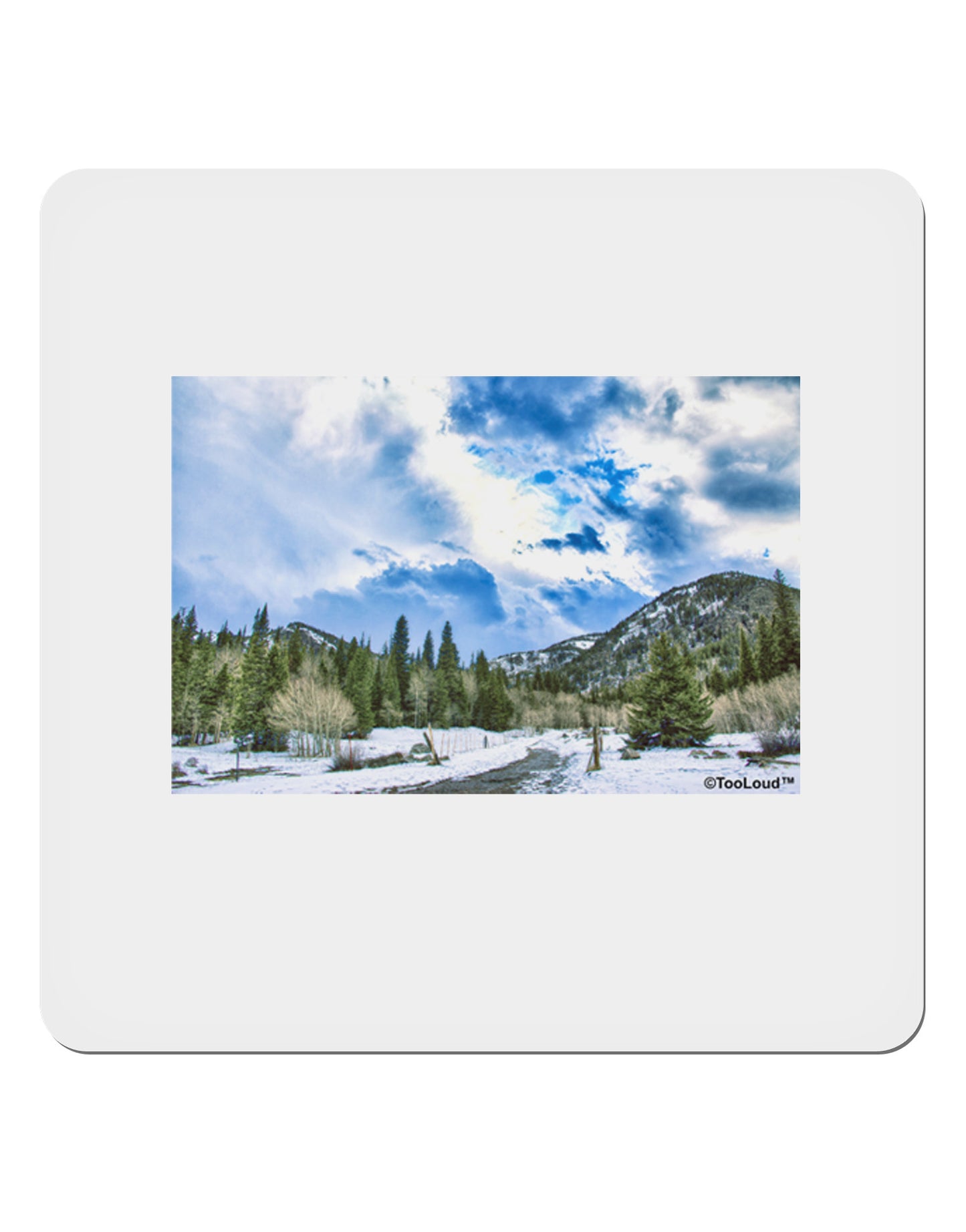 El Dora CO 4x4" Square Sticker-Stickers-TooLoud-1-Davson Sales