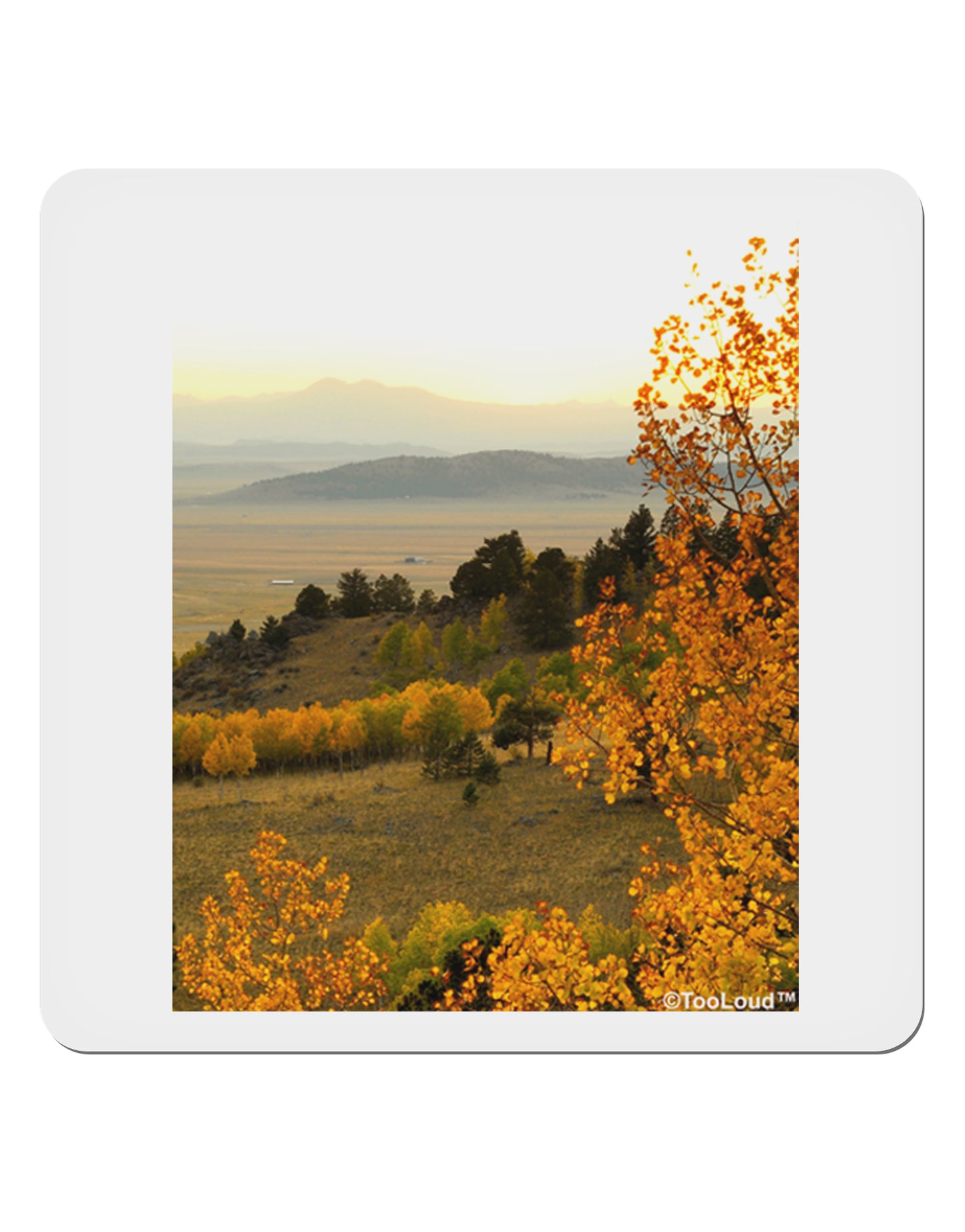 Nature Photography - Gentle Sunrise 4x4" Square Sticker-Stickers-TooLoud-1-Davson Sales