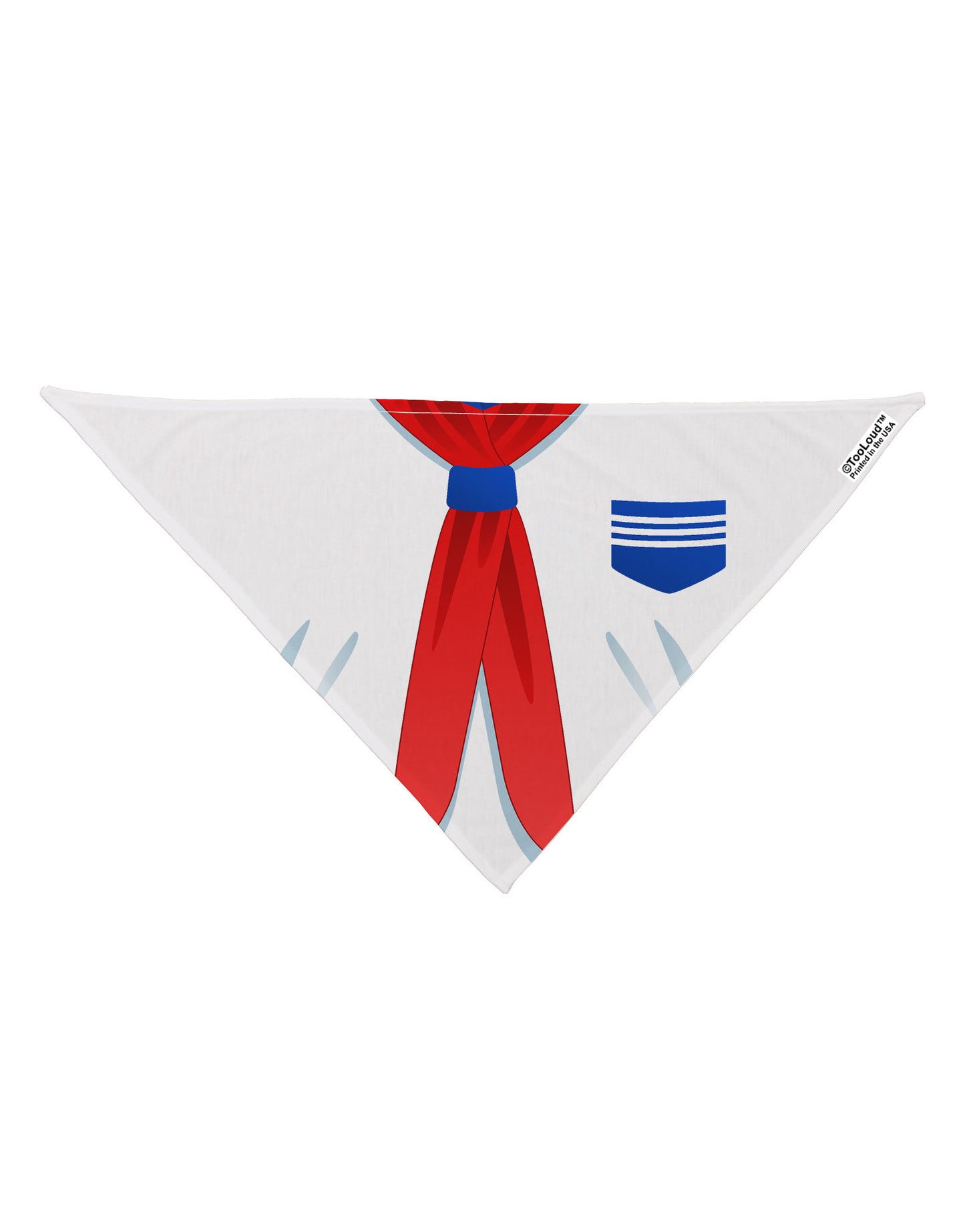 School Uniform Costume - White Dog Bandana 26" All Over Print-Dog Bandana-TooLoud-White-One-Size-Fits-Most-Davson Sales