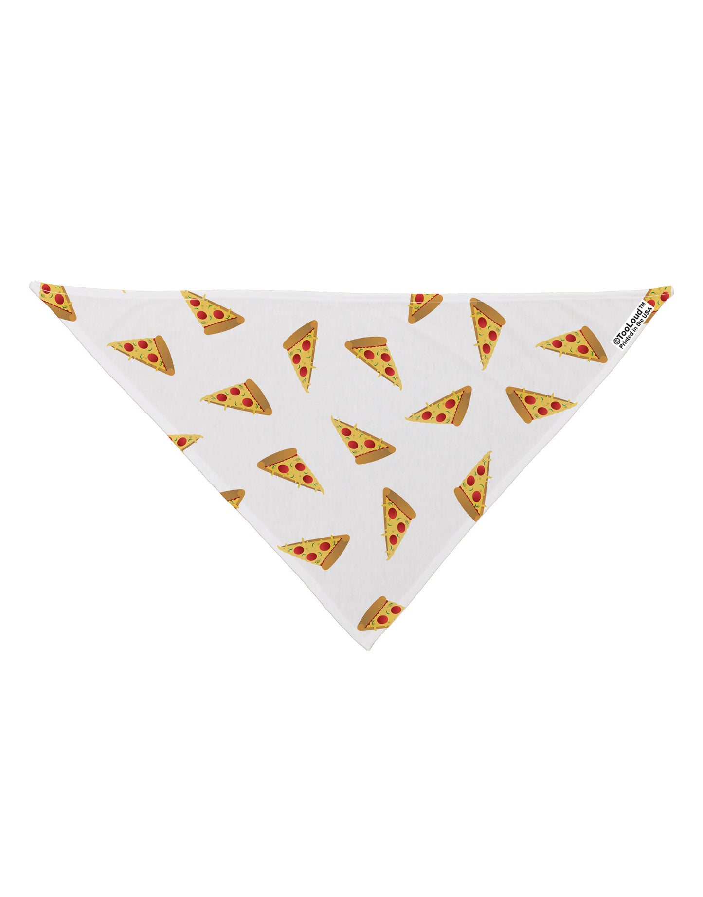 Pizza Slices AOP Dog Bandana 26" All Over Print-Dog Bandana-TooLoud-White-One-Size-Fits-Most-Davson Sales