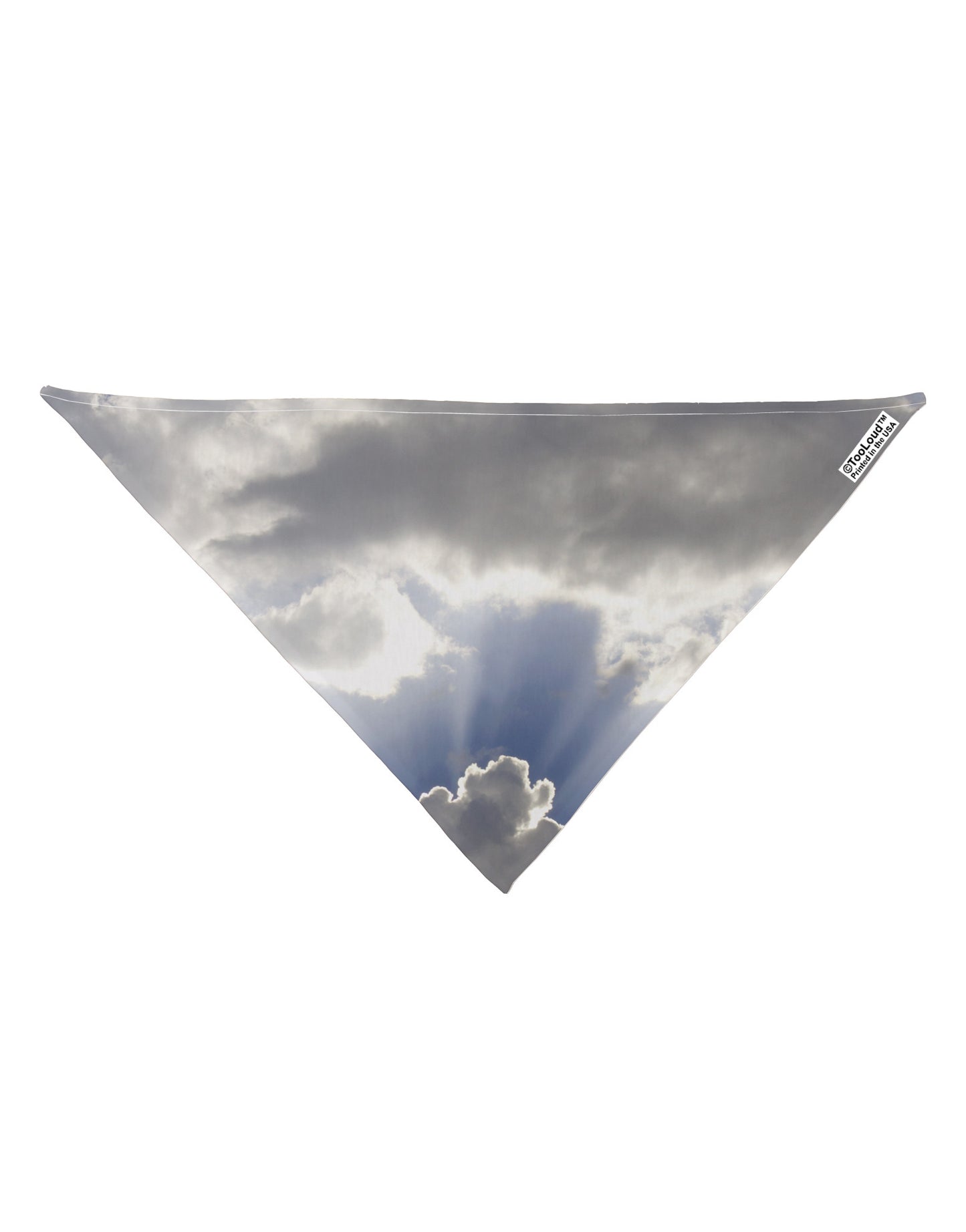 Blue Sky Silver Linings Dog Bandana 26" All Over Print-Dog Bandana-TooLoud-White-One-Size-Fits-Most-Davson Sales